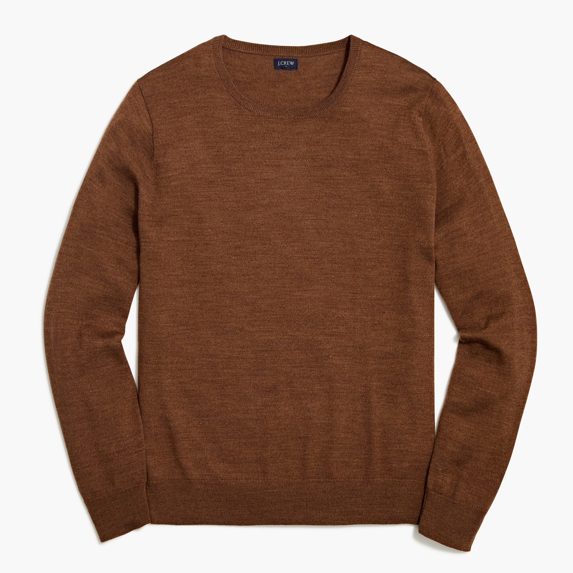  Machine-washable merino wool-blend crewneck sweater