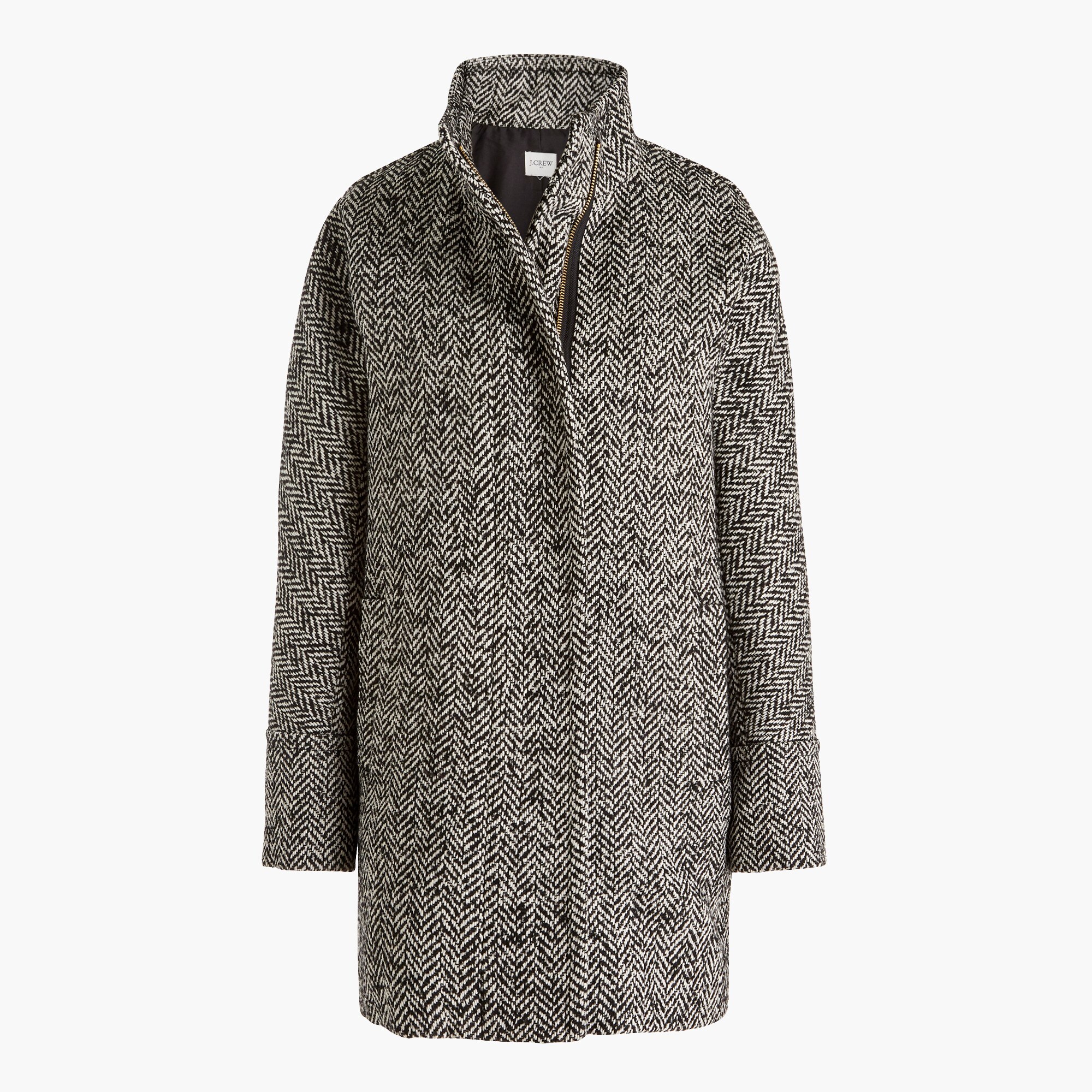 Herringbone city coat