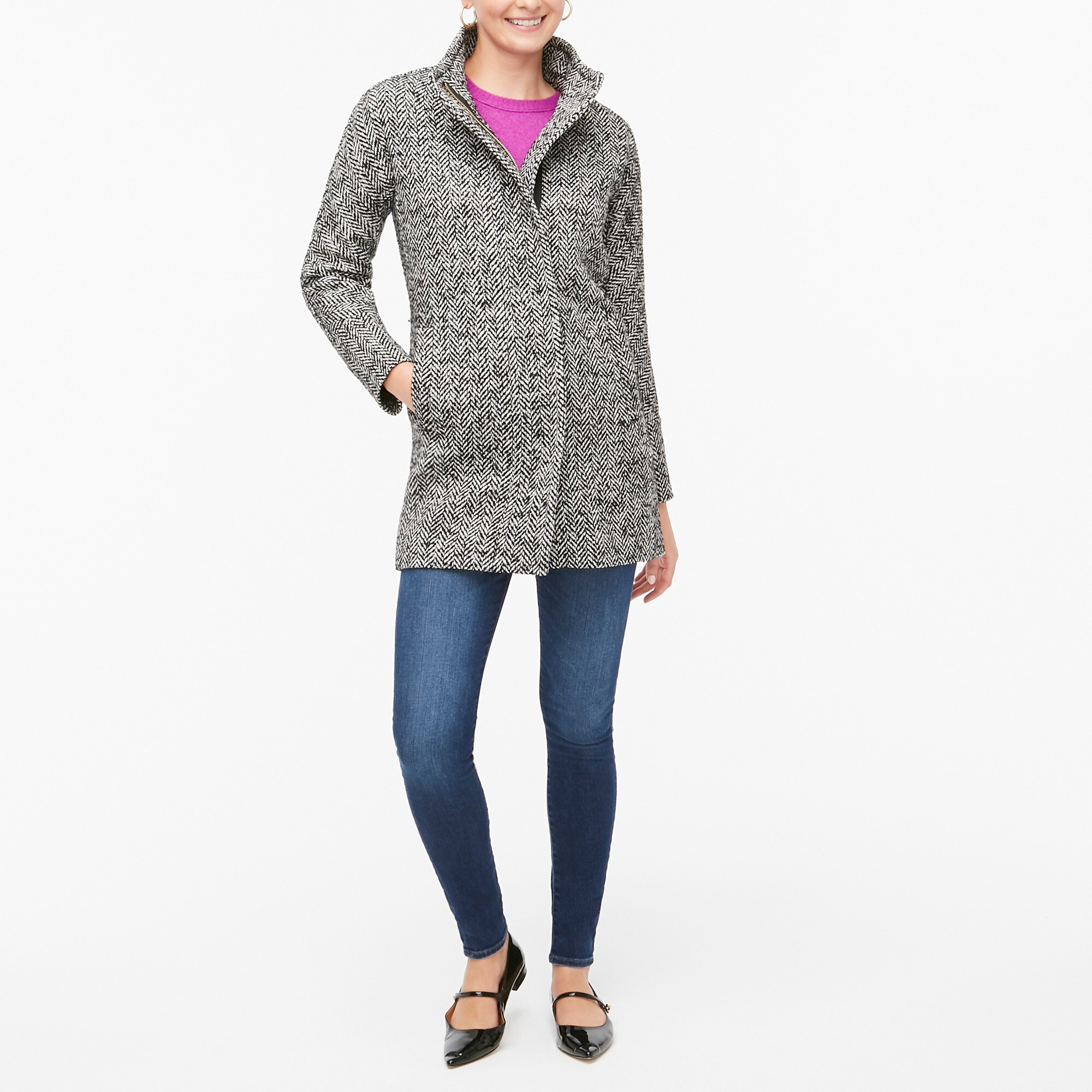 j crew city coat petite