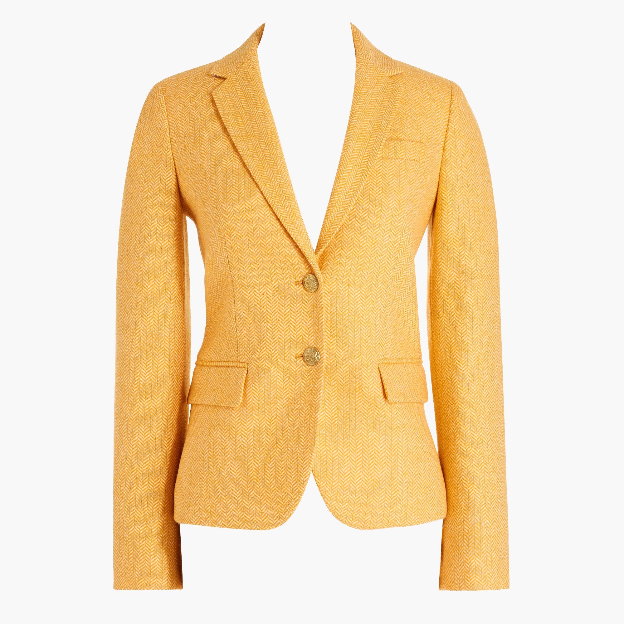 herringbone schoolboy blazer for women