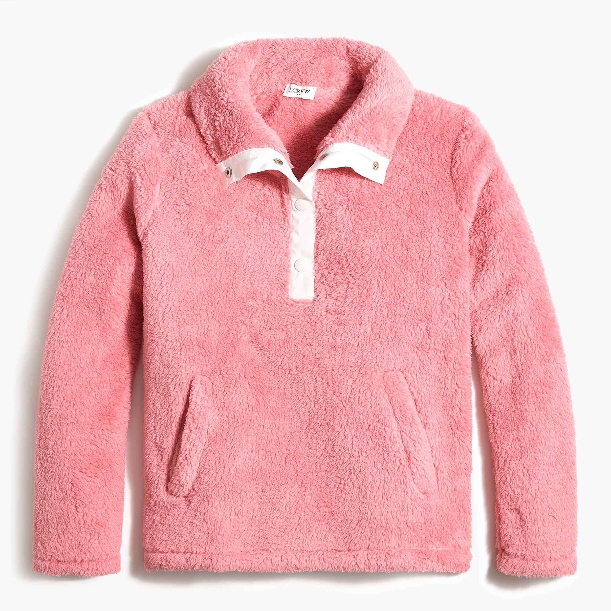 sherpa pink pullover