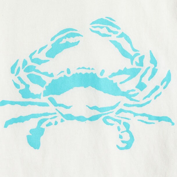 Crab graphic tee JC CRAB factory: crab graphic tee for women