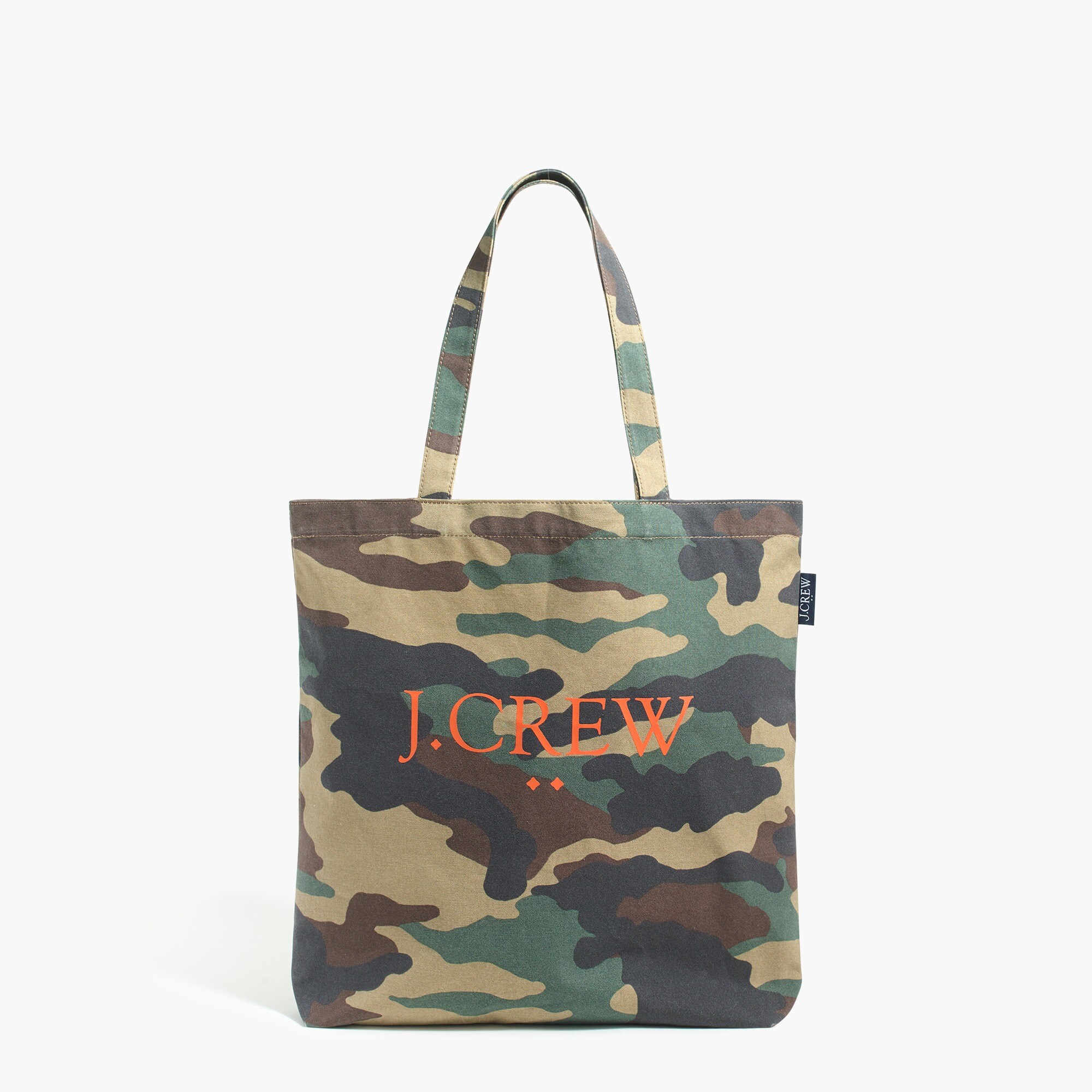 Printed logo tote bag