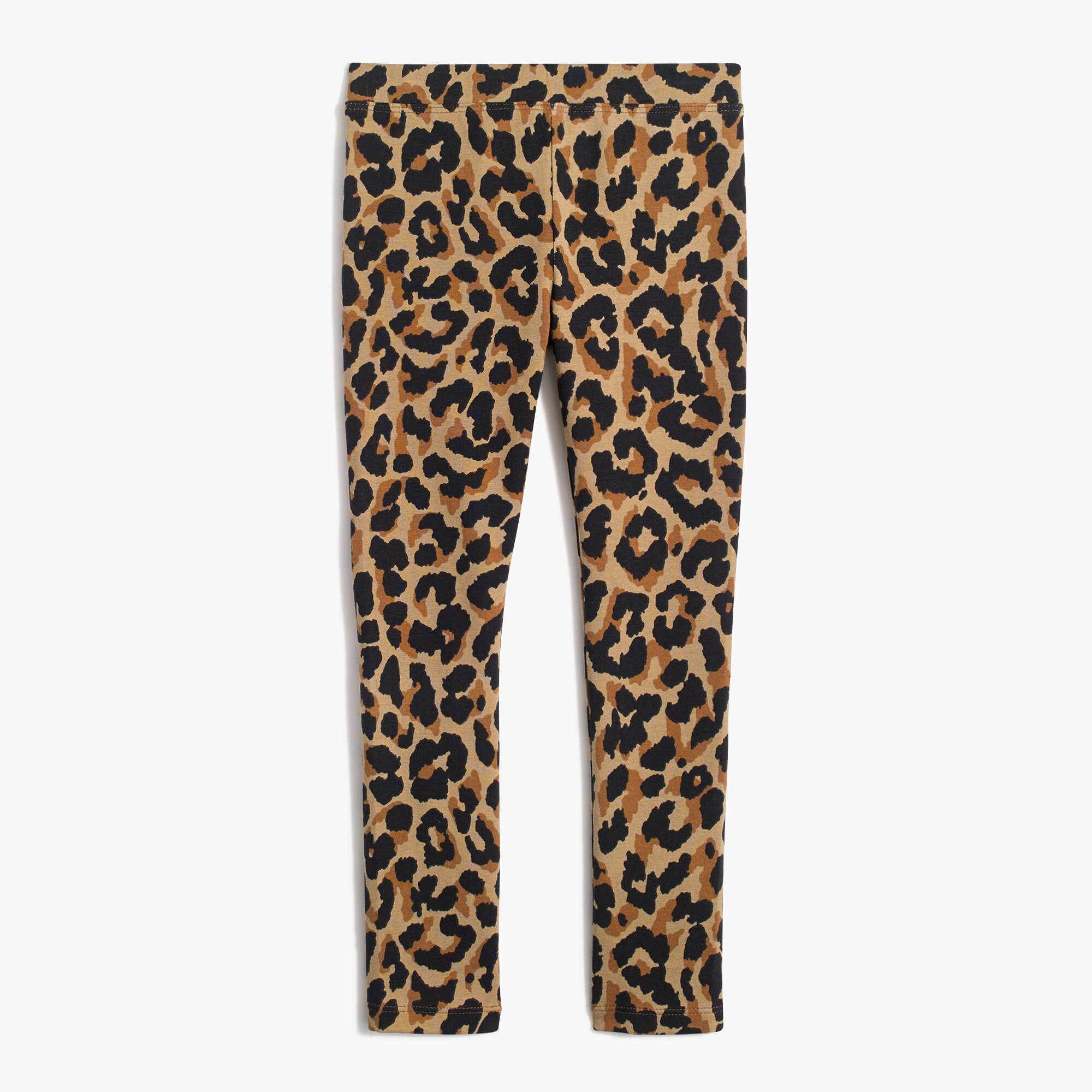 Girls' leopard leggings