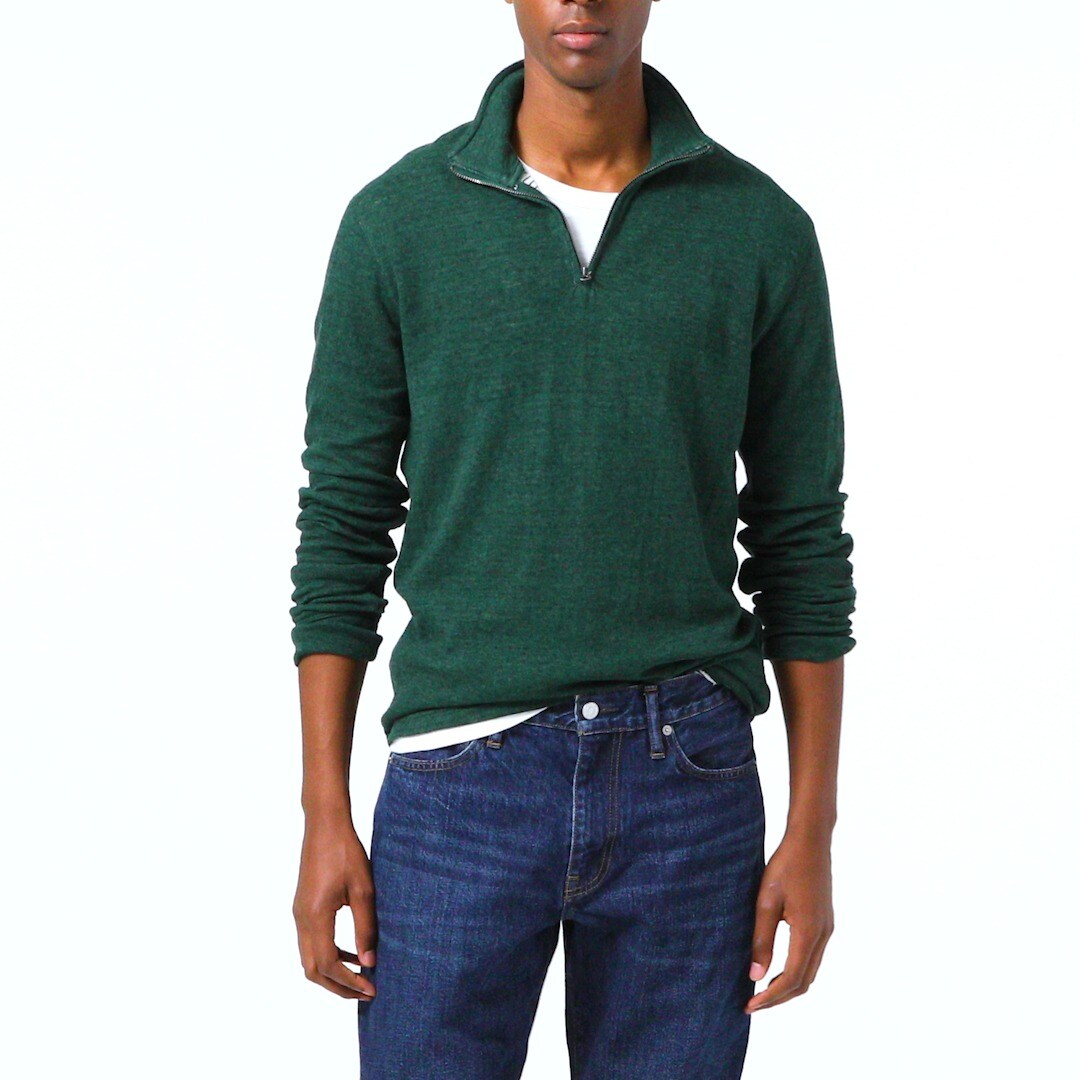 j crew half zip pullover