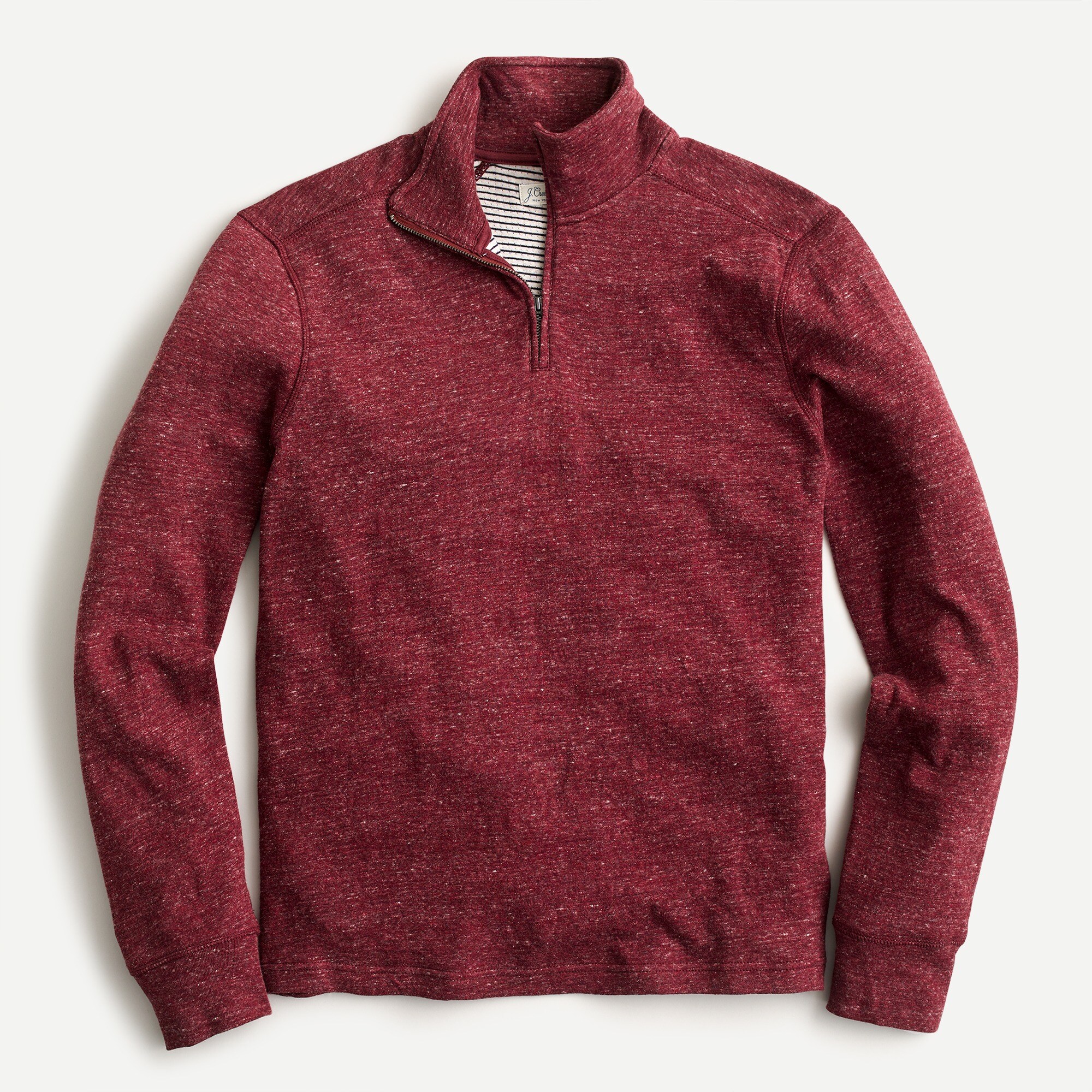 Double-knit Half-zip Pullover For Men | J.Crew