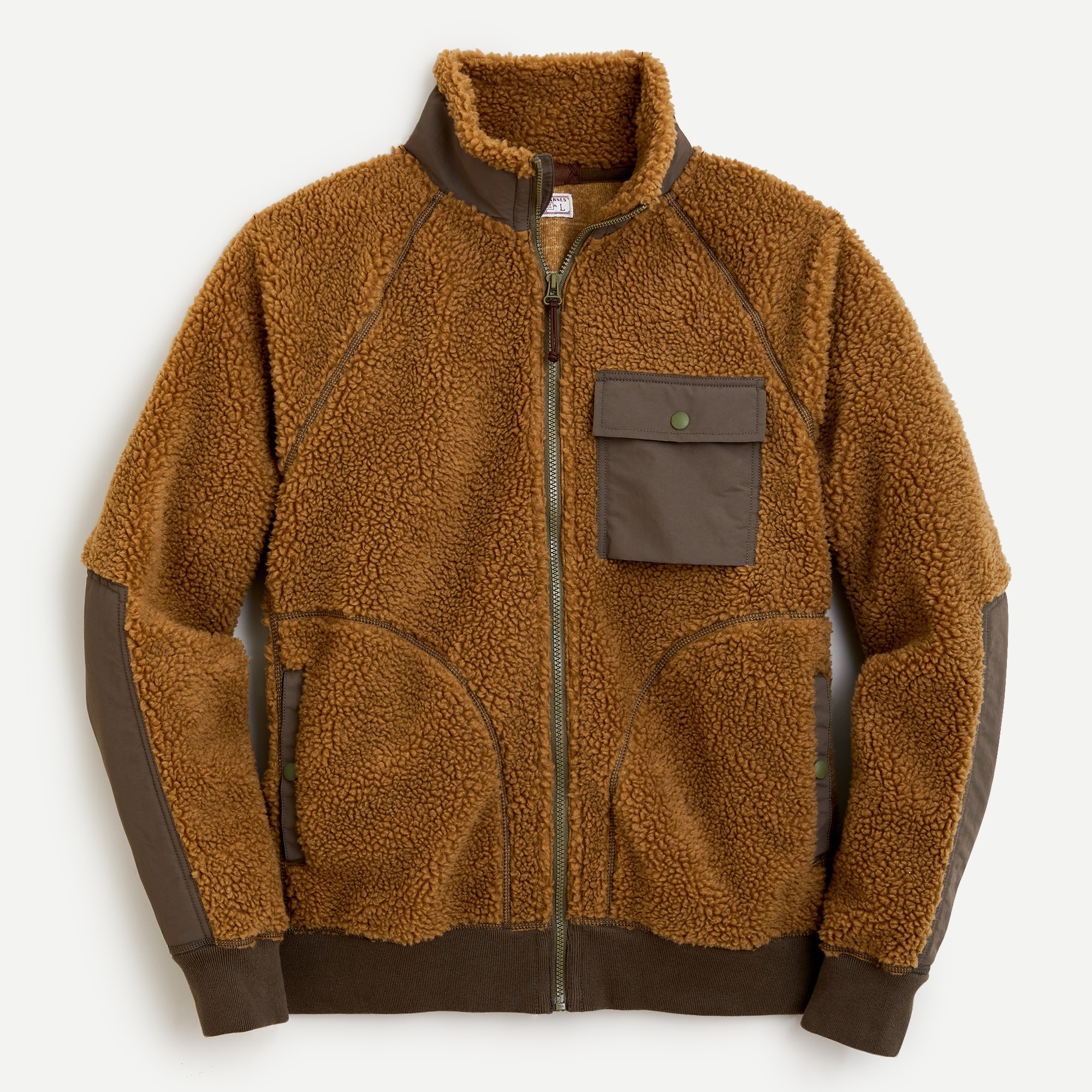 J crew fleece coat store