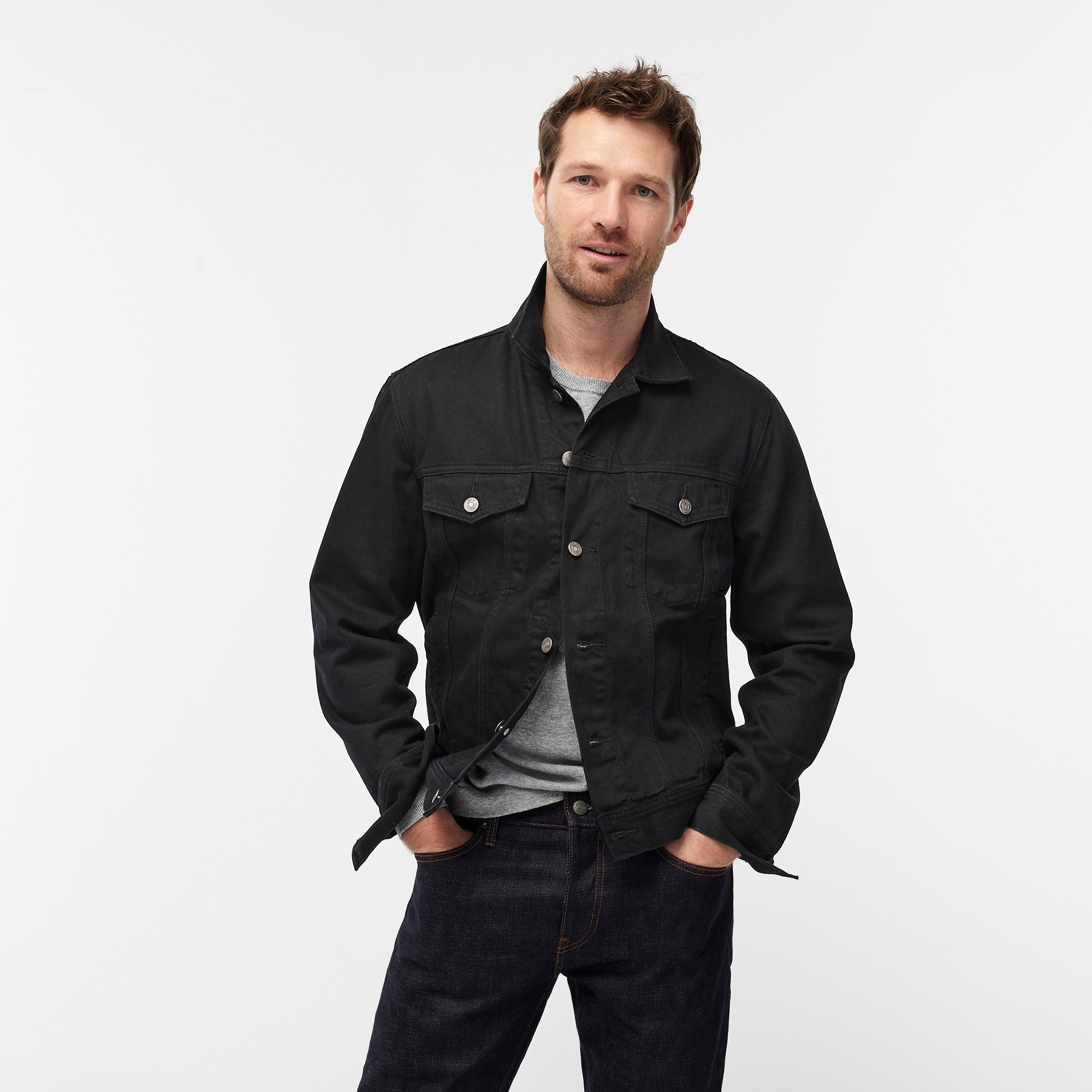 j crew denim jacket mens