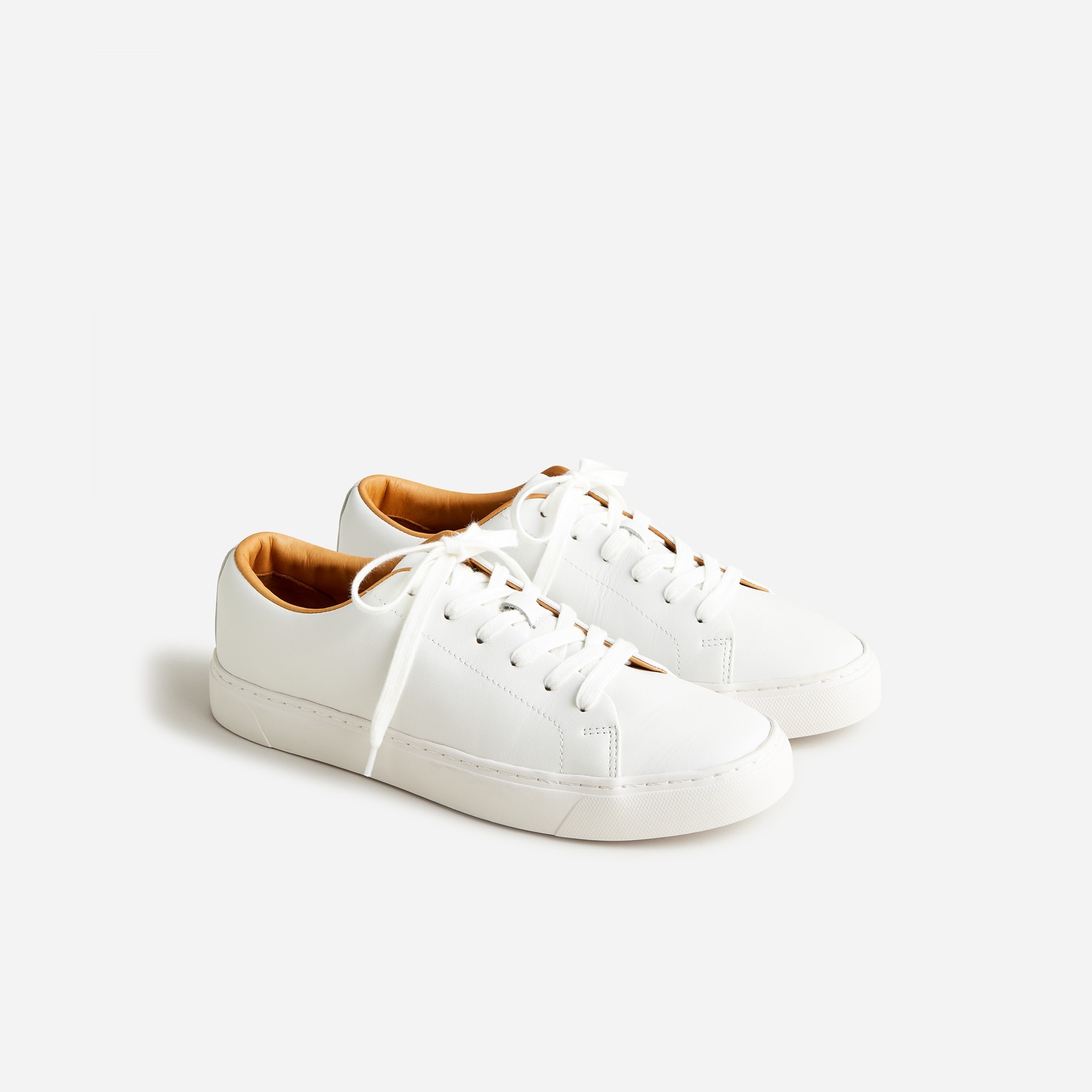 mens Court sneakers in leather