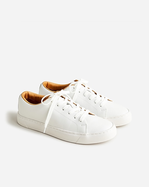 mens Court sneakers in leather