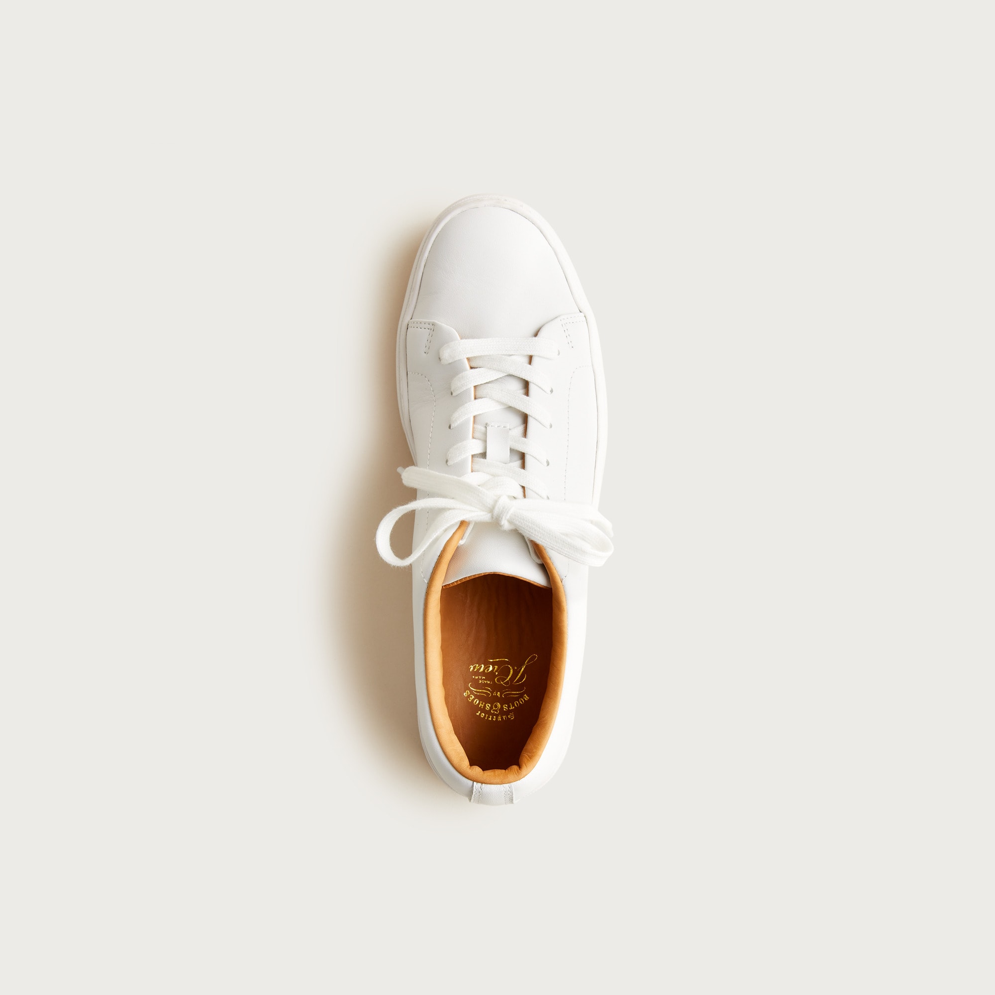 Court Sneakers In Leather For Men | J.Crew