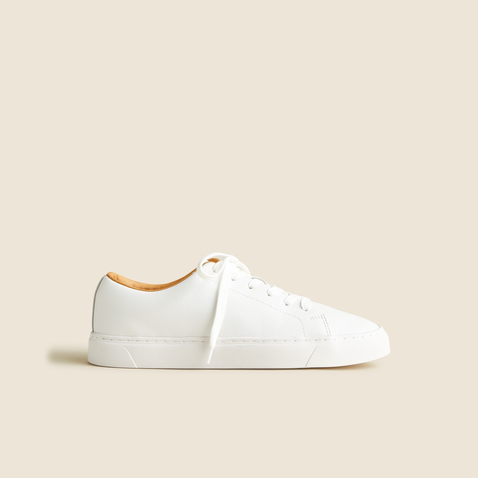 Court sneakers in leather