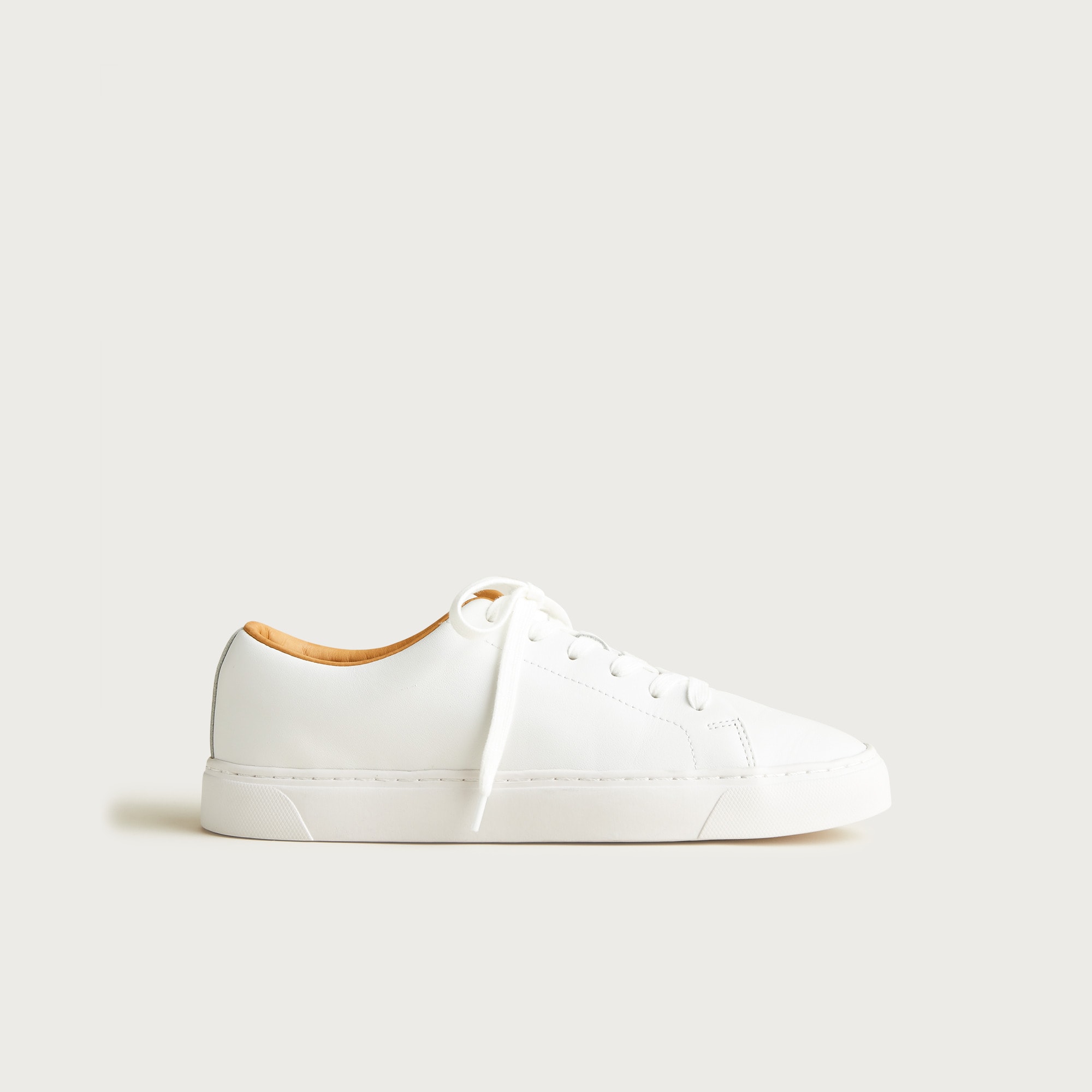 Court sneakers in leather