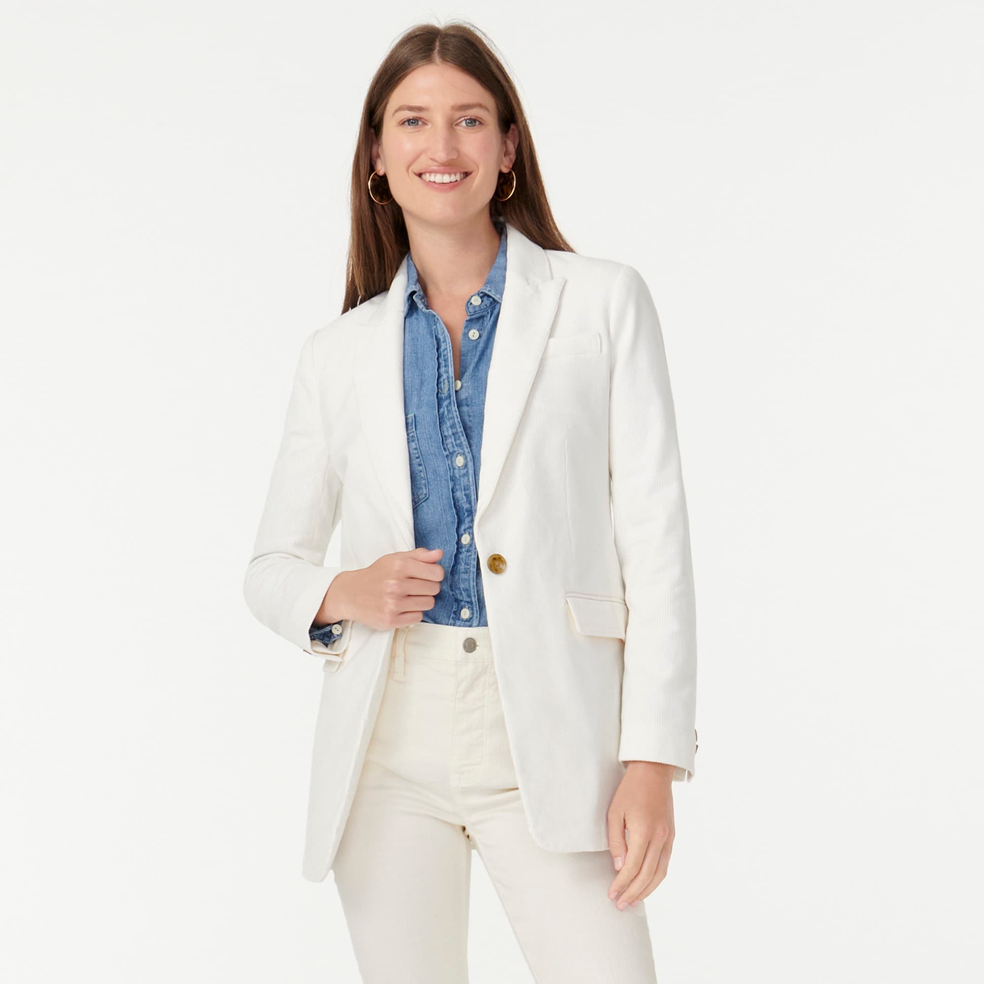 j crew corduroy blazer womens