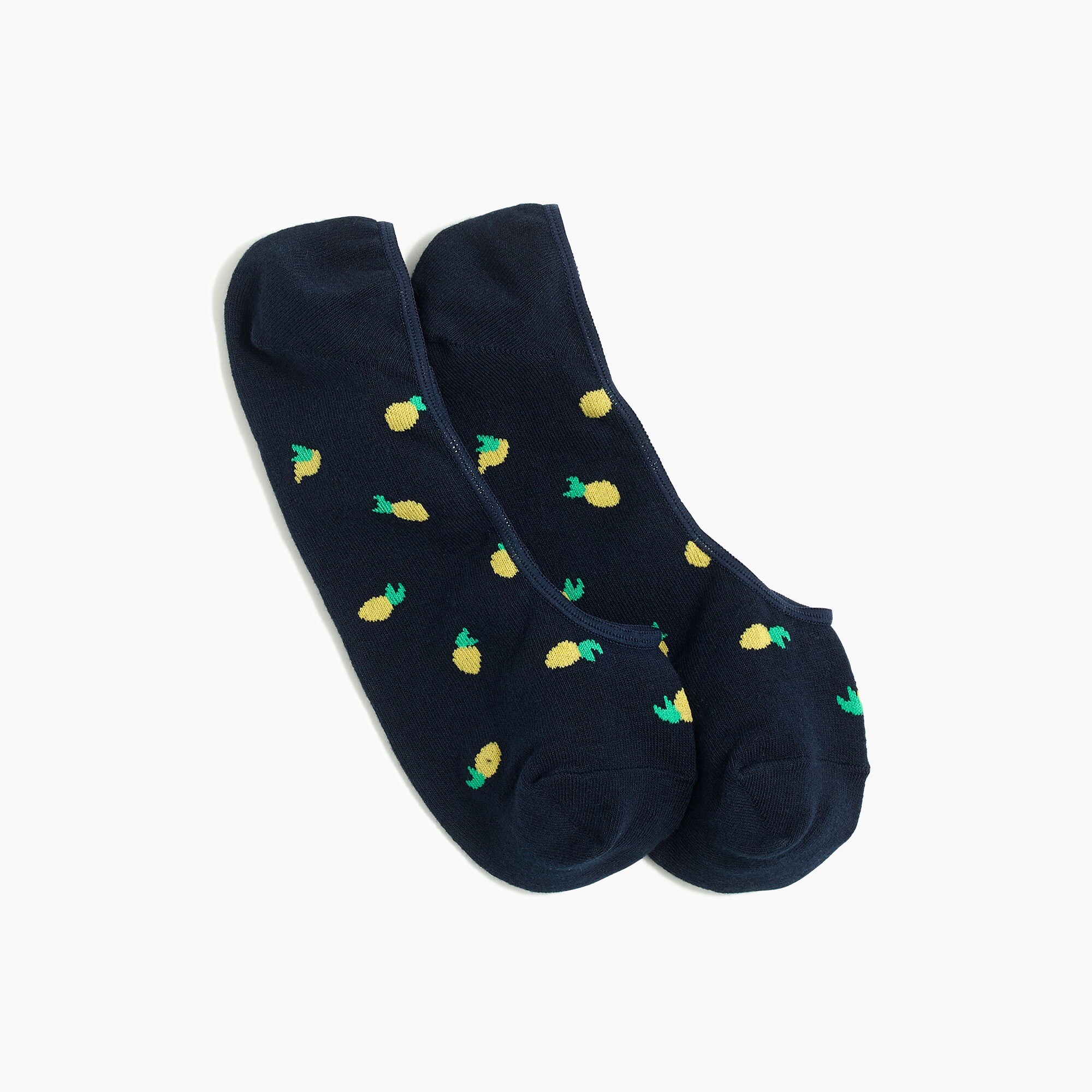 Lemon no-show socks
