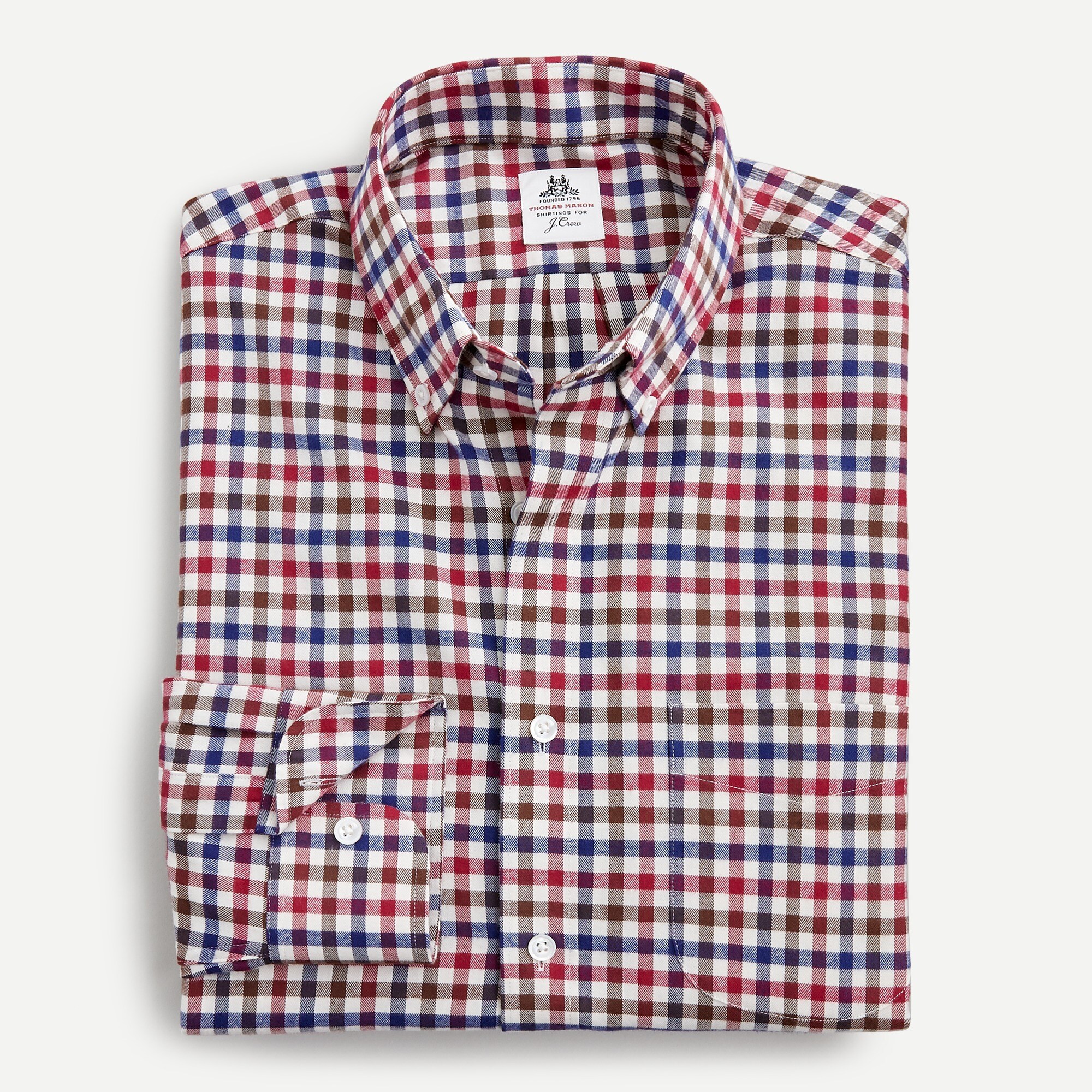 Thomas Mason® for J.Crew slim-fit shirt in check