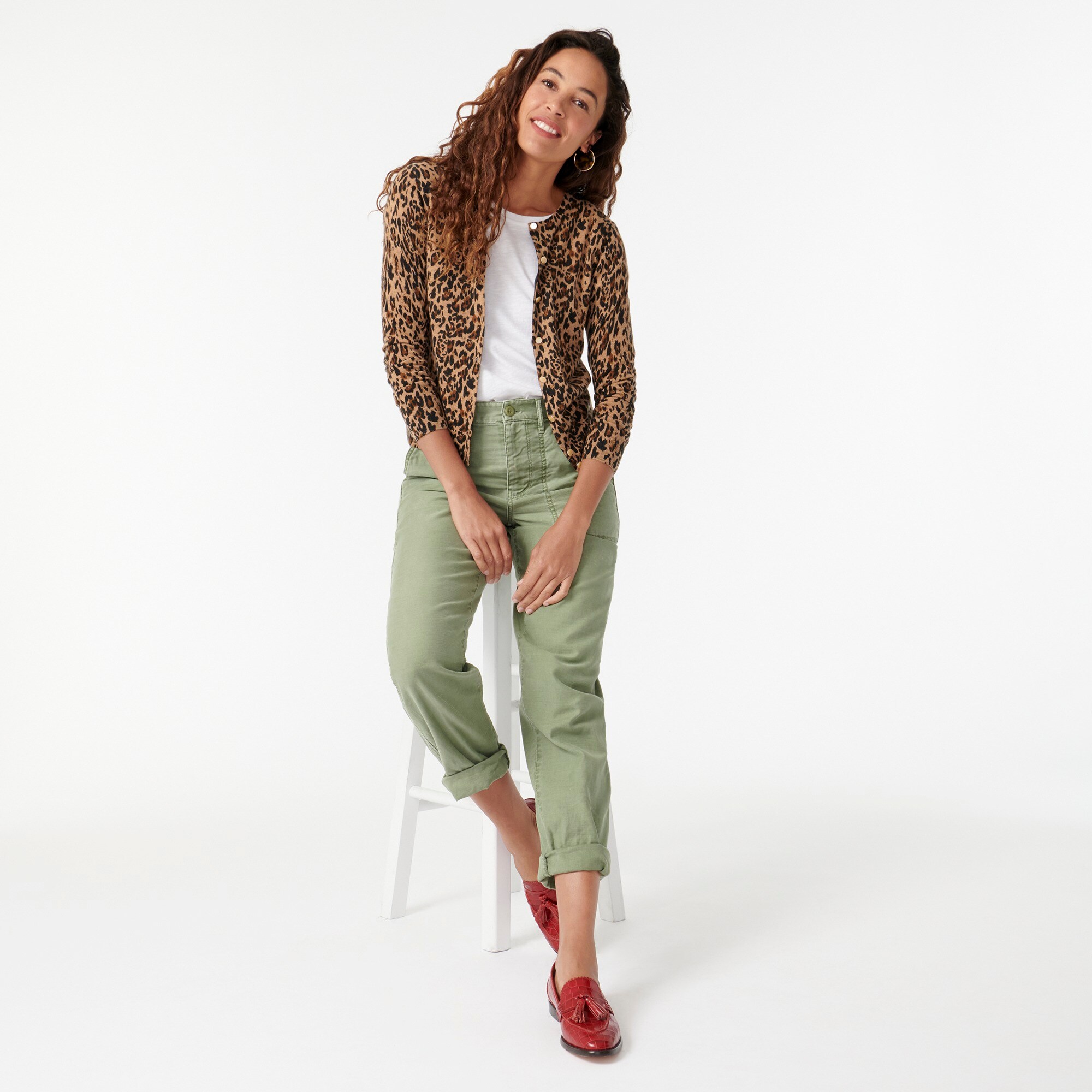 j crew featherweight cashmere cardigan