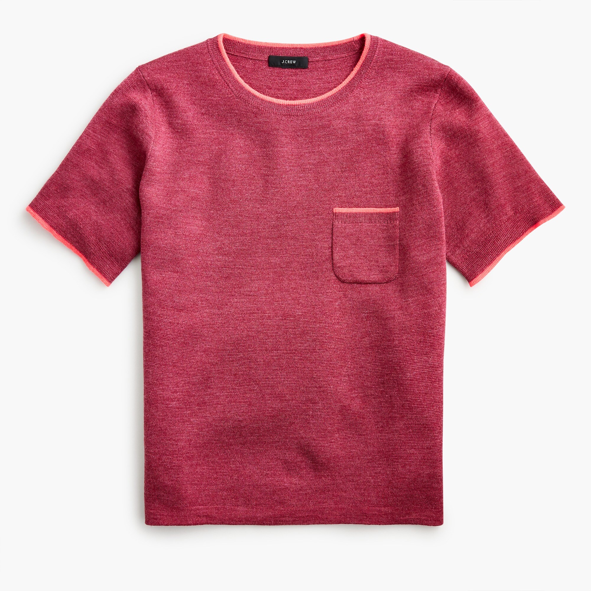 Short sleeve merino sweater cheap