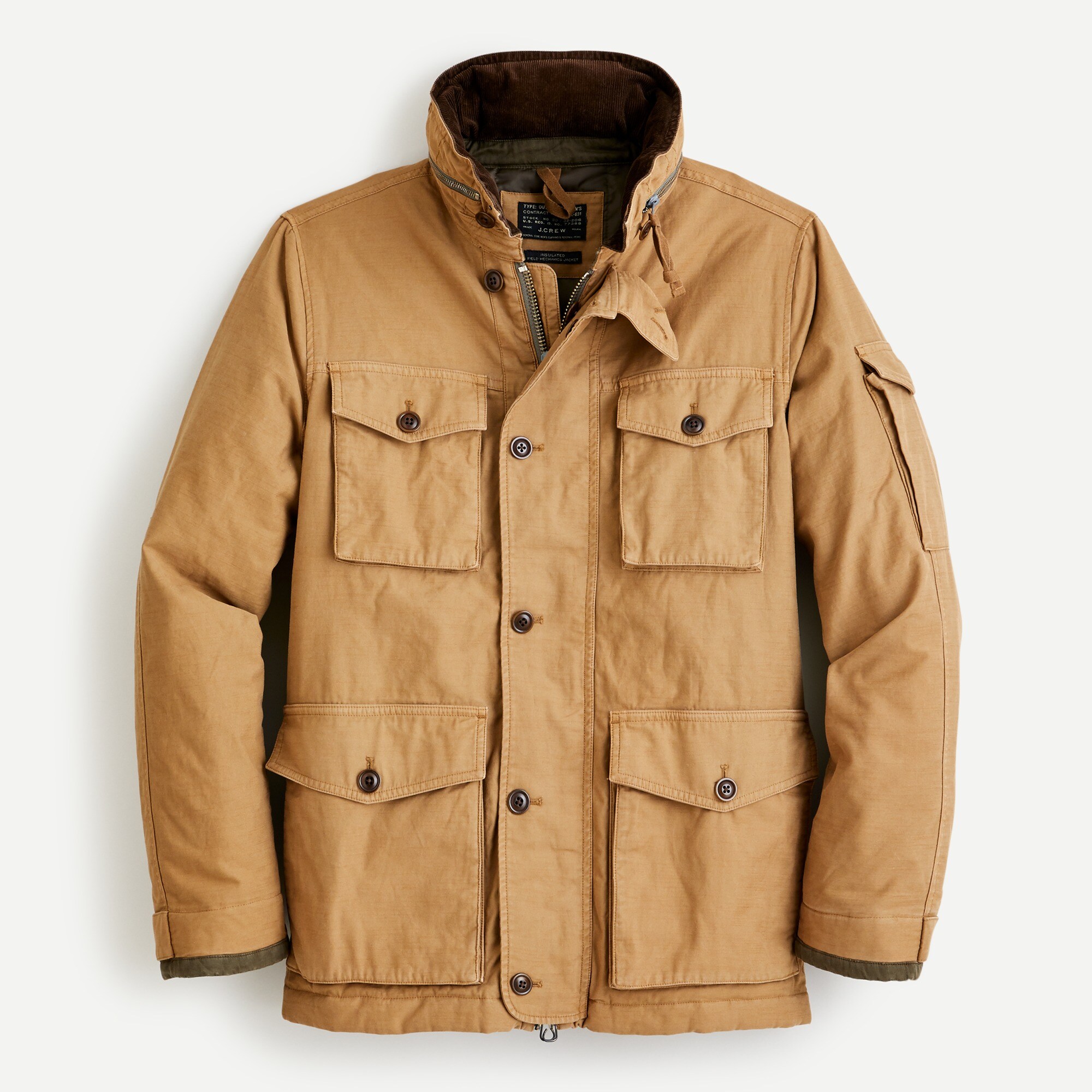 Insulated field mechanic jacket