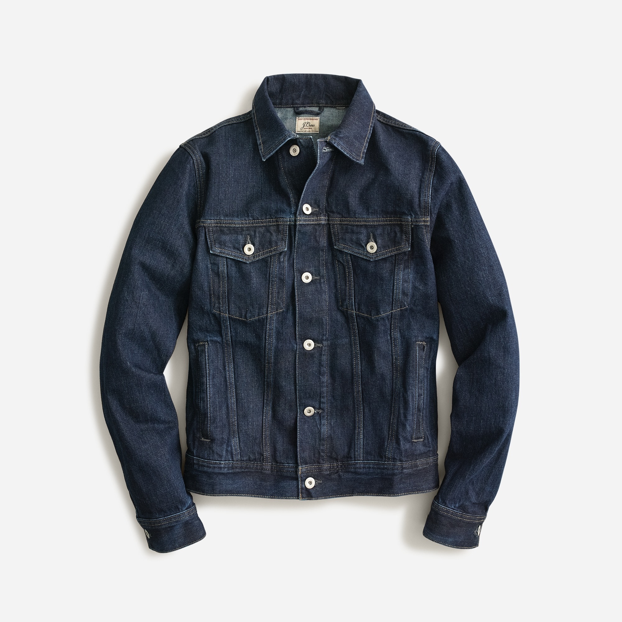 Rigid denim jacket