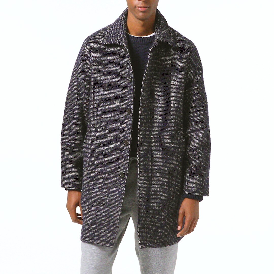 wool driving coat