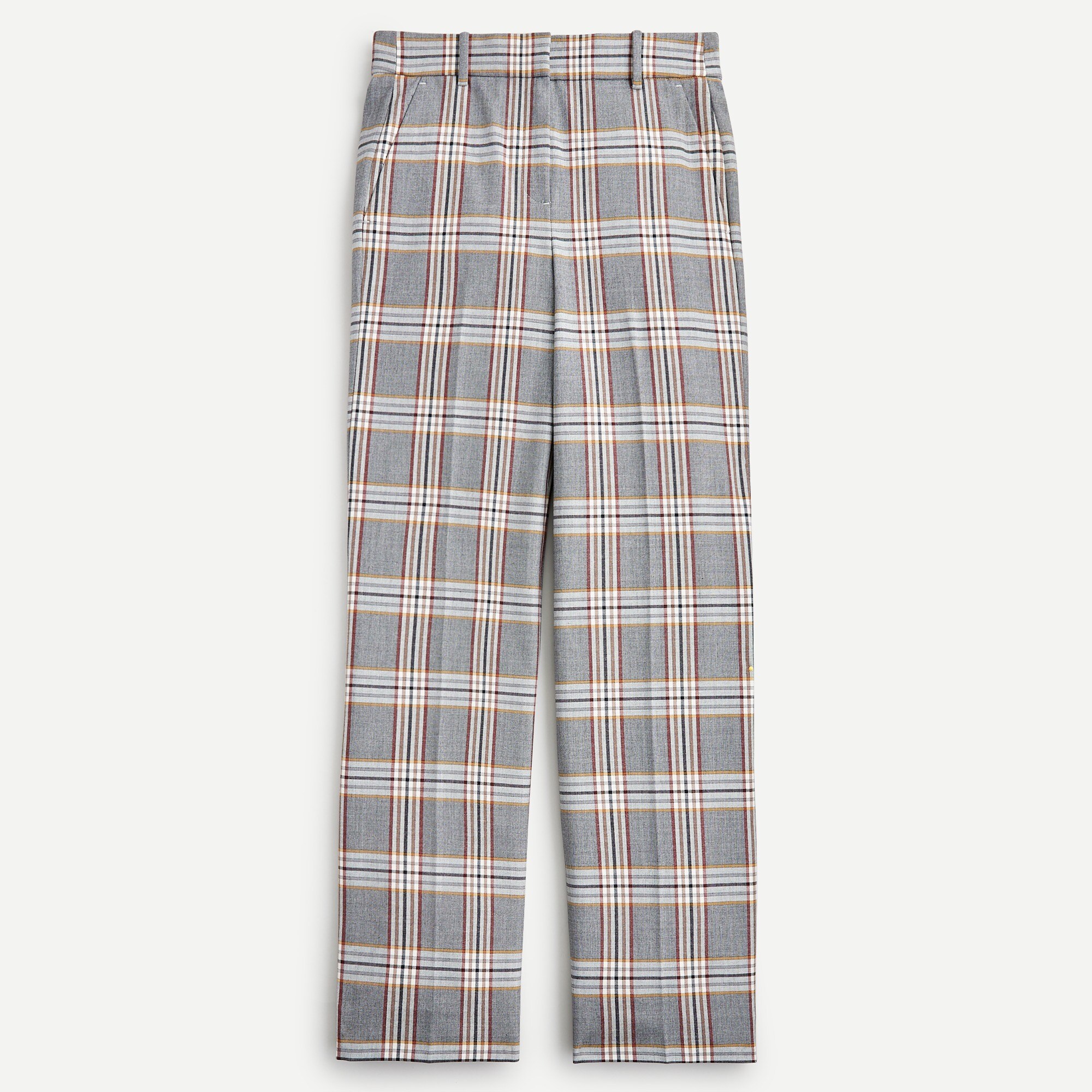J crew velvet plaid pants 2025