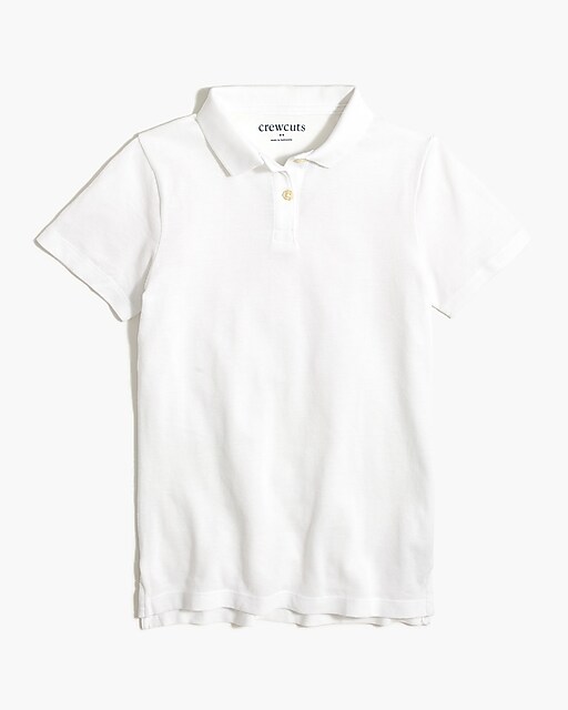  Kids&apos; cotton piqu&eacute; polo