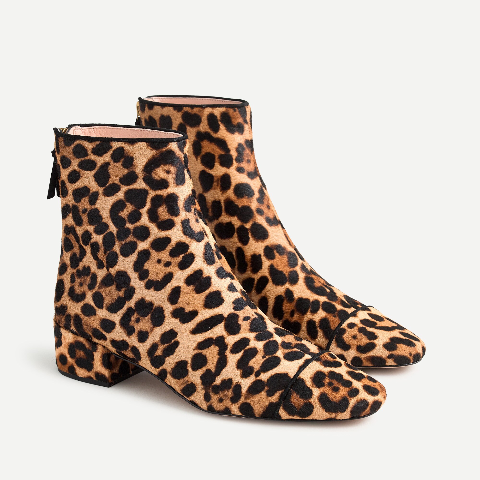 Roxie Cap toe Ankle Boots In Calf Hair For Women J.Crew