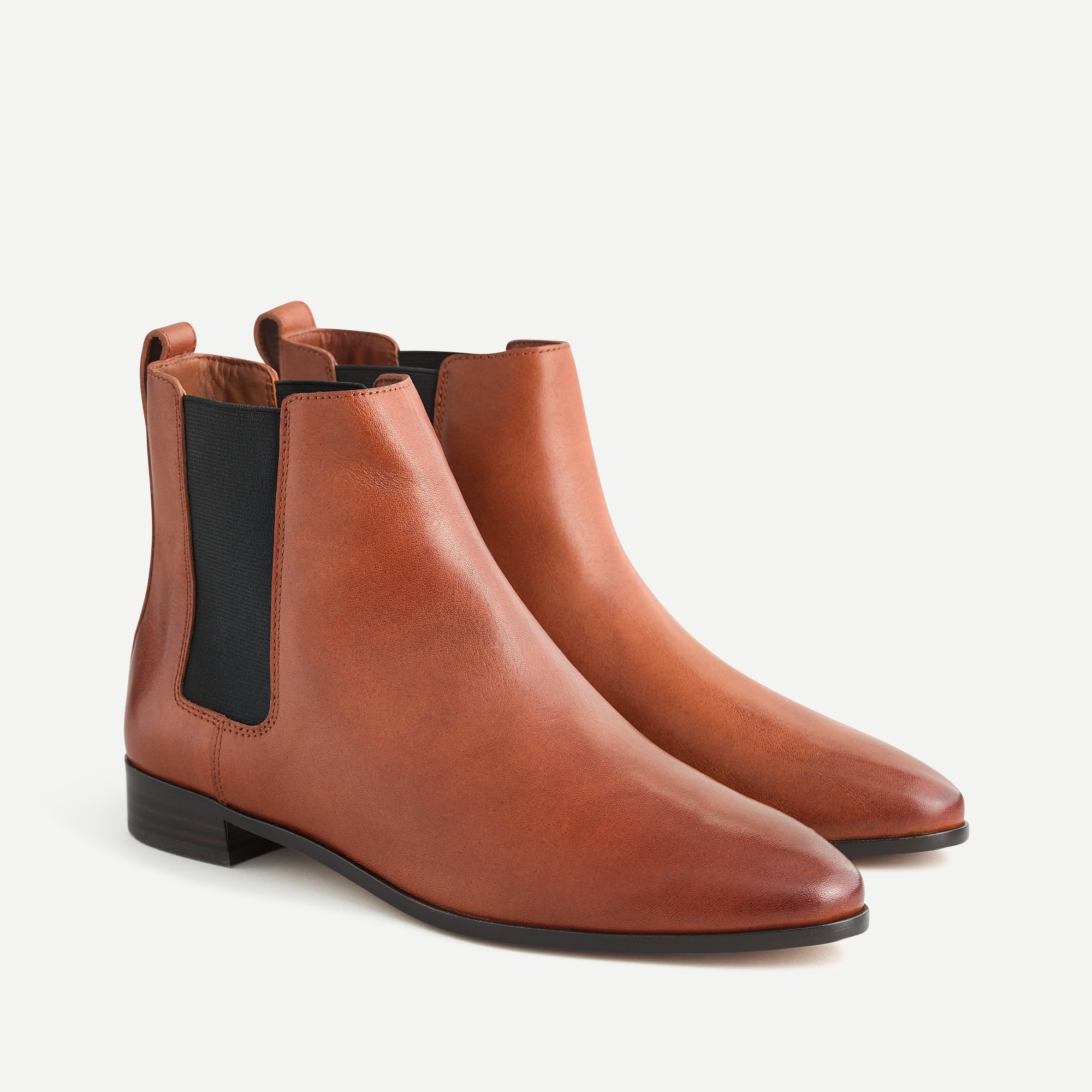 leather tan chelsea boots womens
