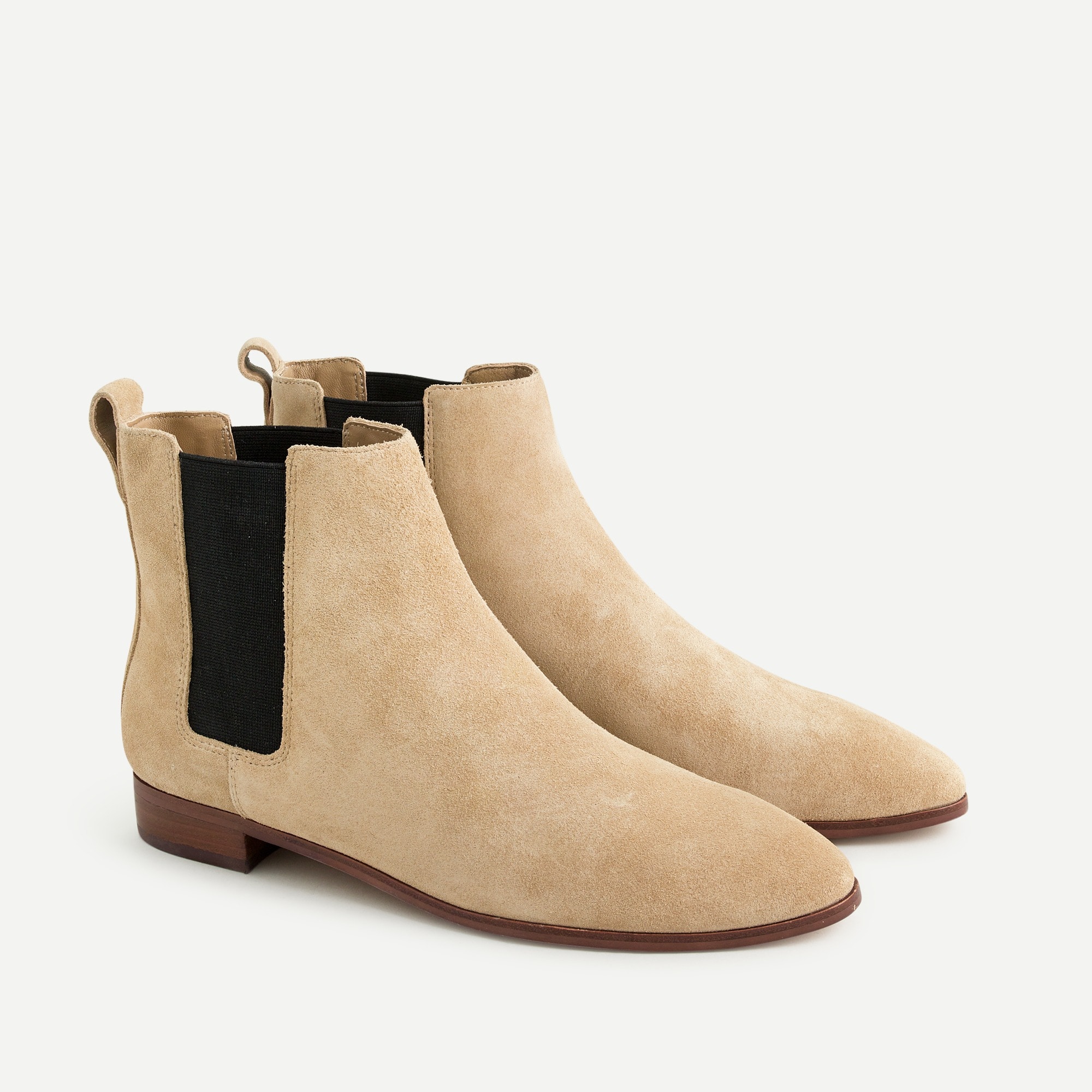 pull on suede boots