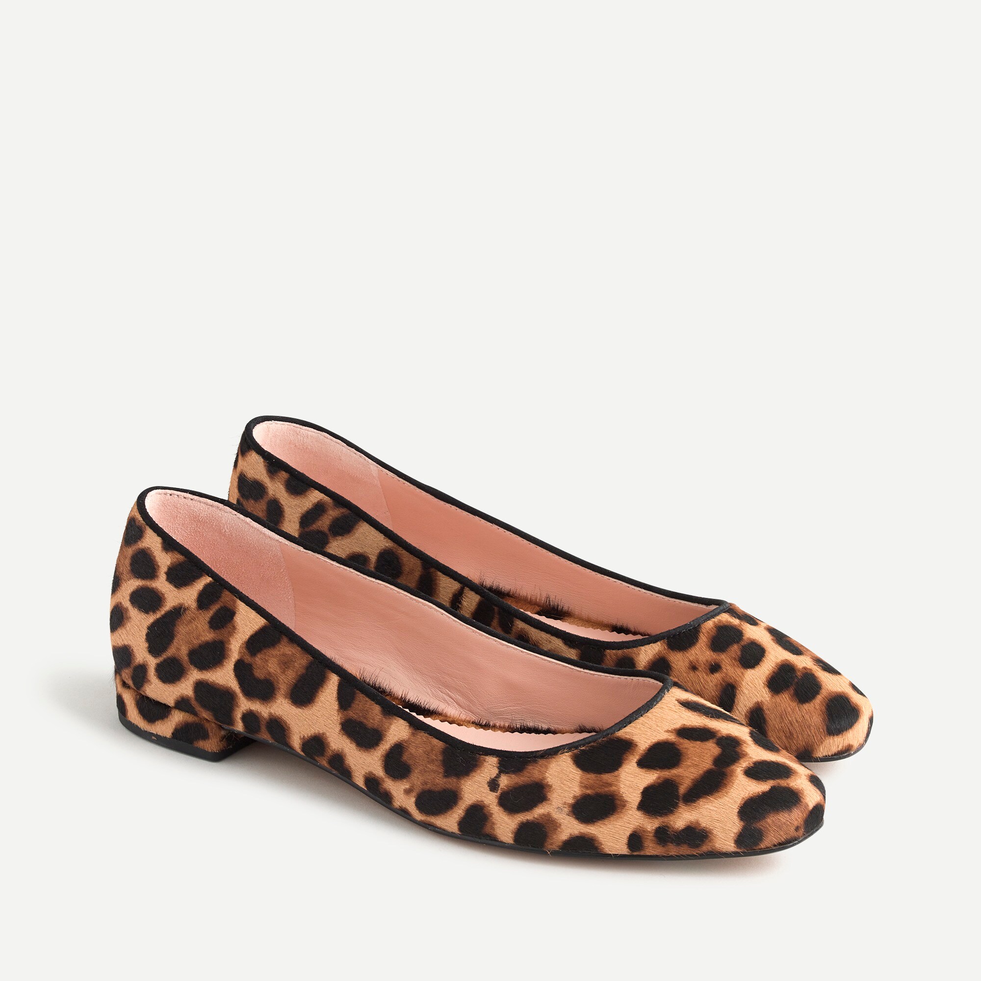 j crew calf hair flats