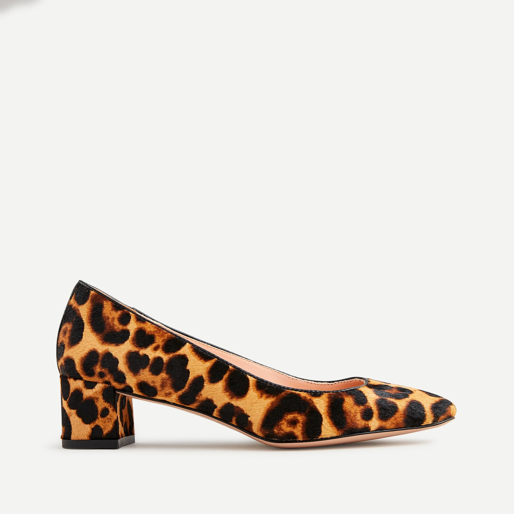 j crew block heel pumps
