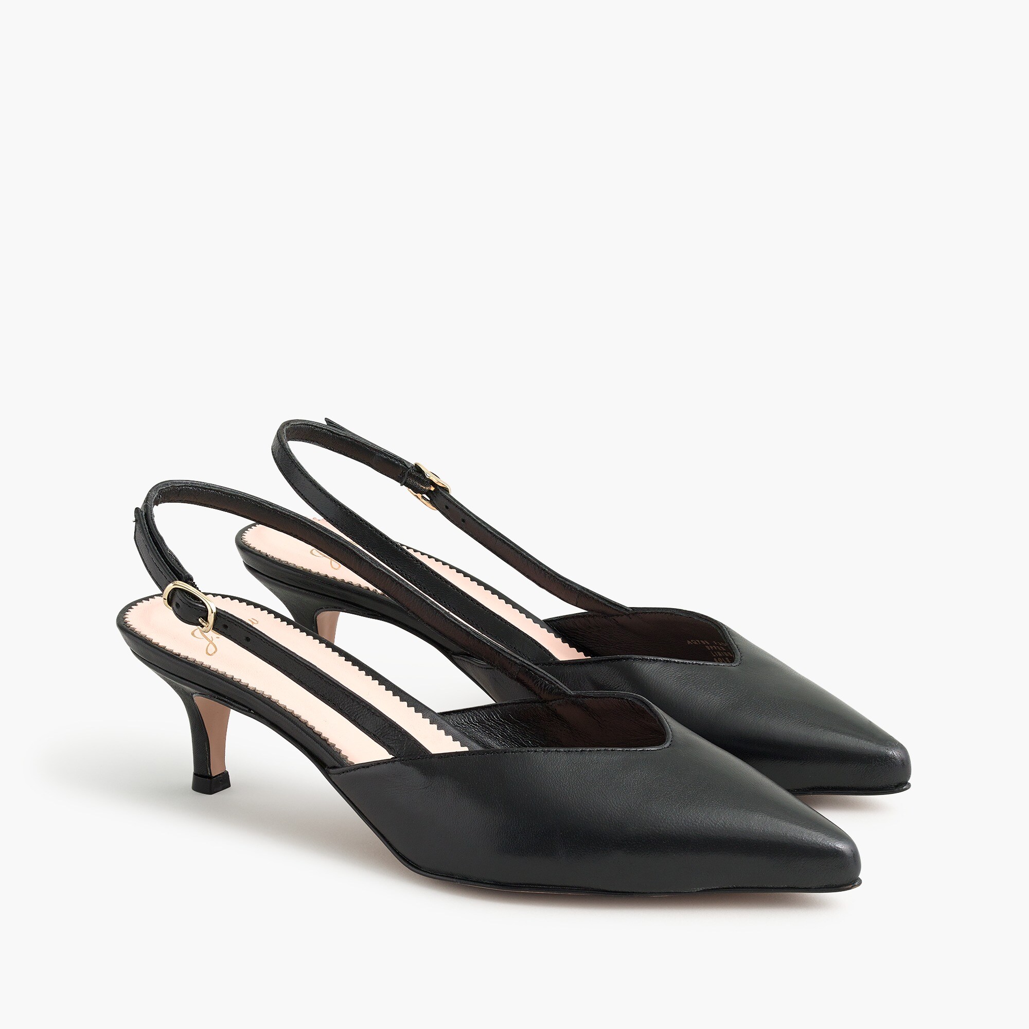 Sophia slingback pumps in leather
