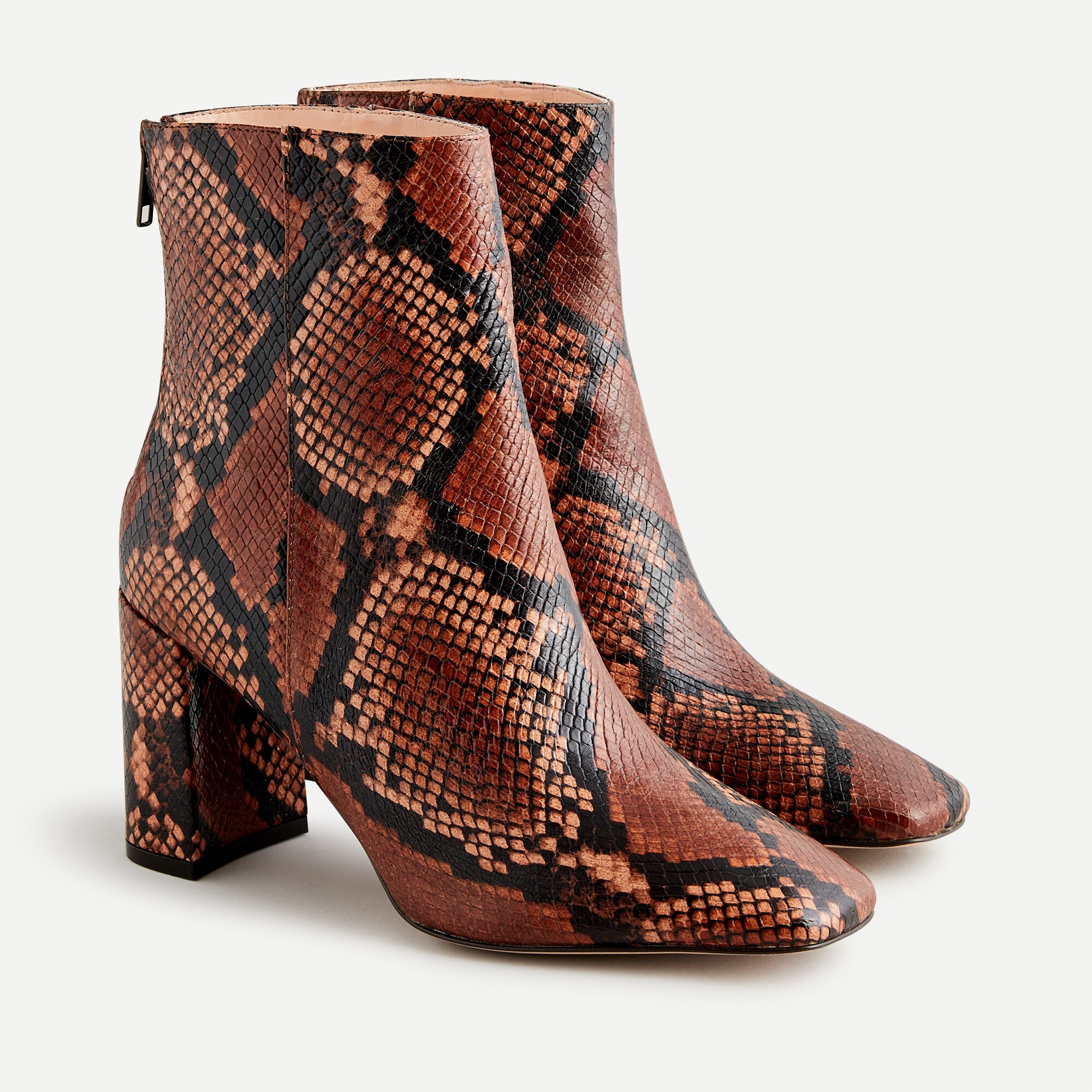 snake print womens boots