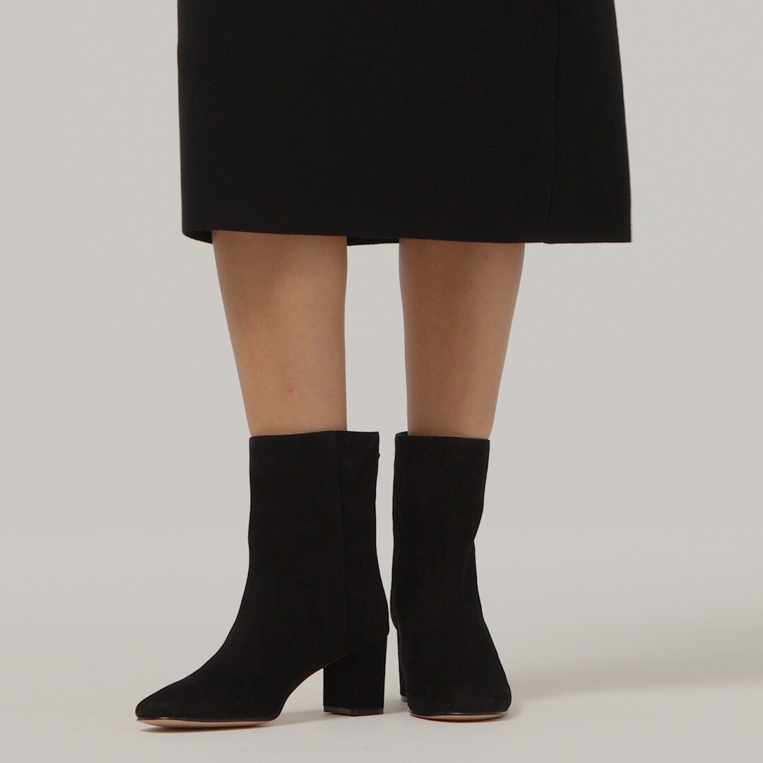 kids black ankle boots