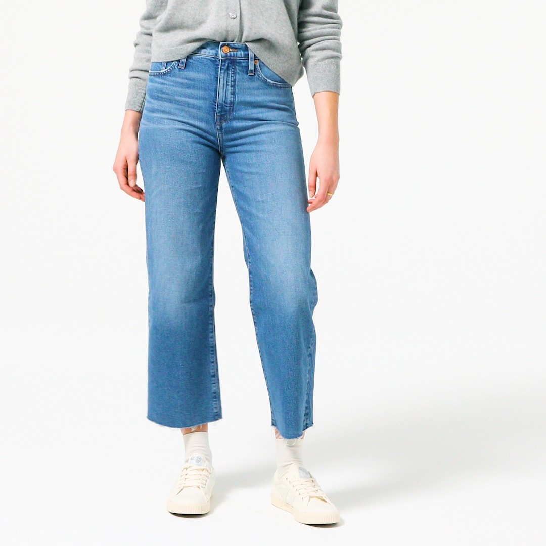 j crew slim wide leg jeans
