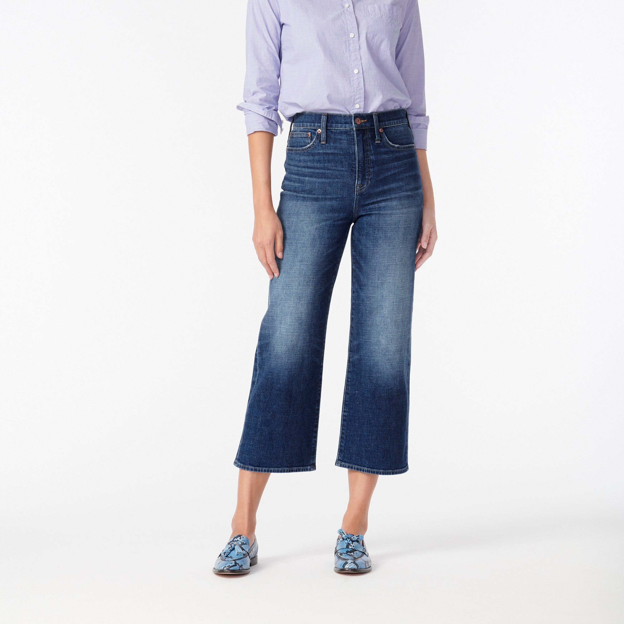 j crew slim wide leg jeans
