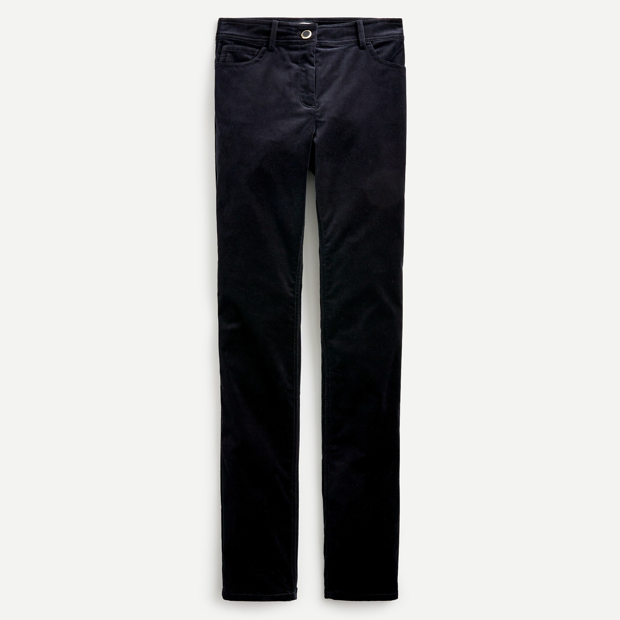 Straight-leg Pant In Stretch Velvet For Women | J.Crew