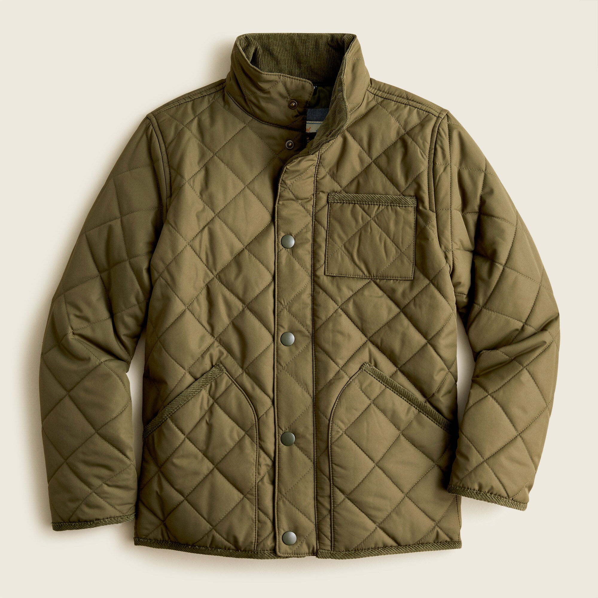 Boys' Quilted Field Jacket For Boys
