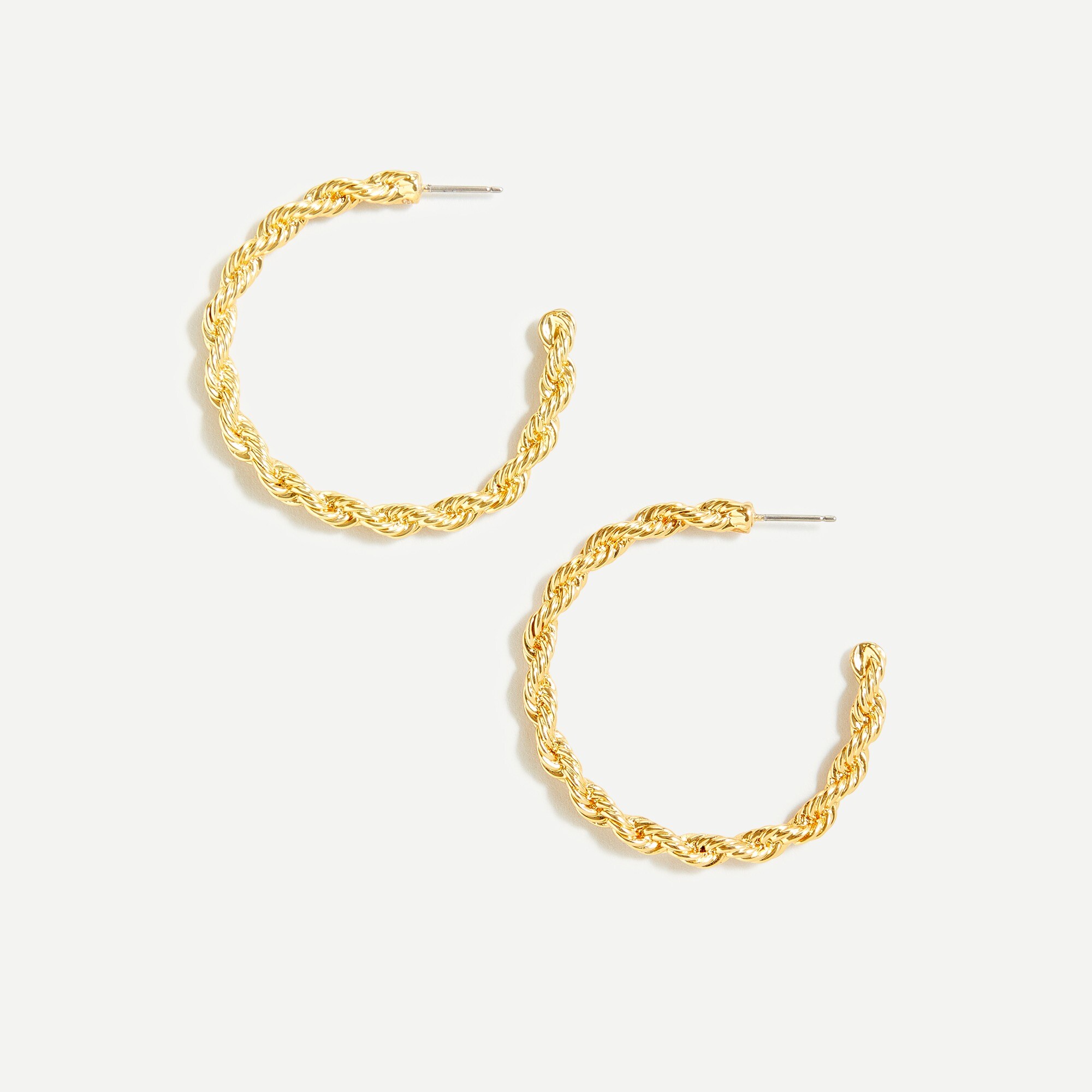 Lasso Rope Hoop Earrings For Women | J.Crew