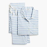 Striped knit pajama set