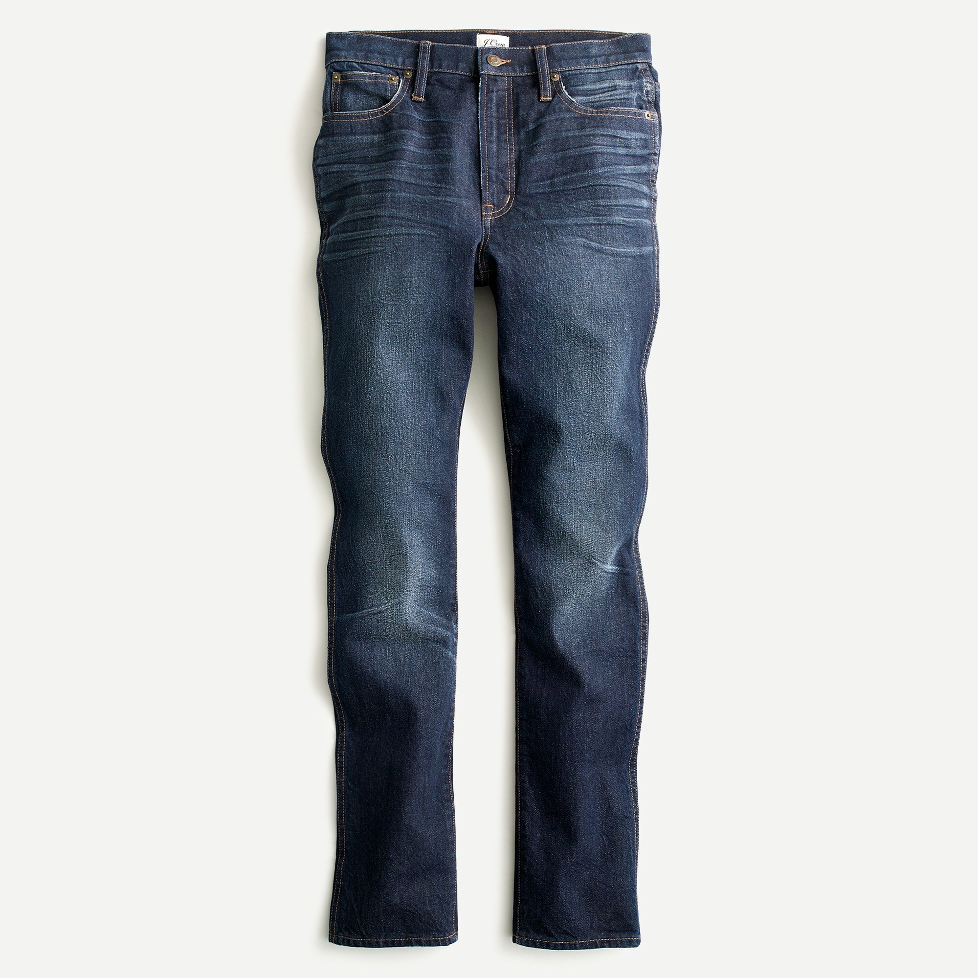 10" vintage straight jean in boiler wash