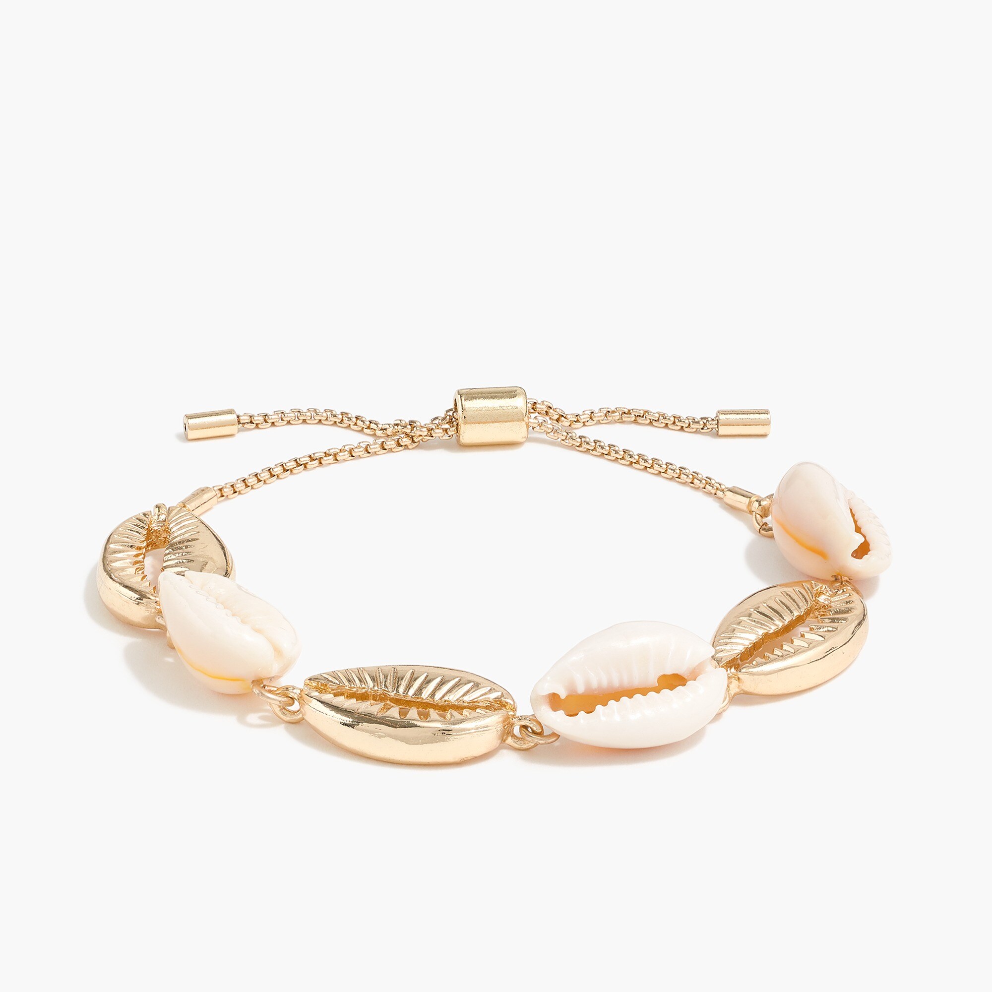 Shell slider bracelet