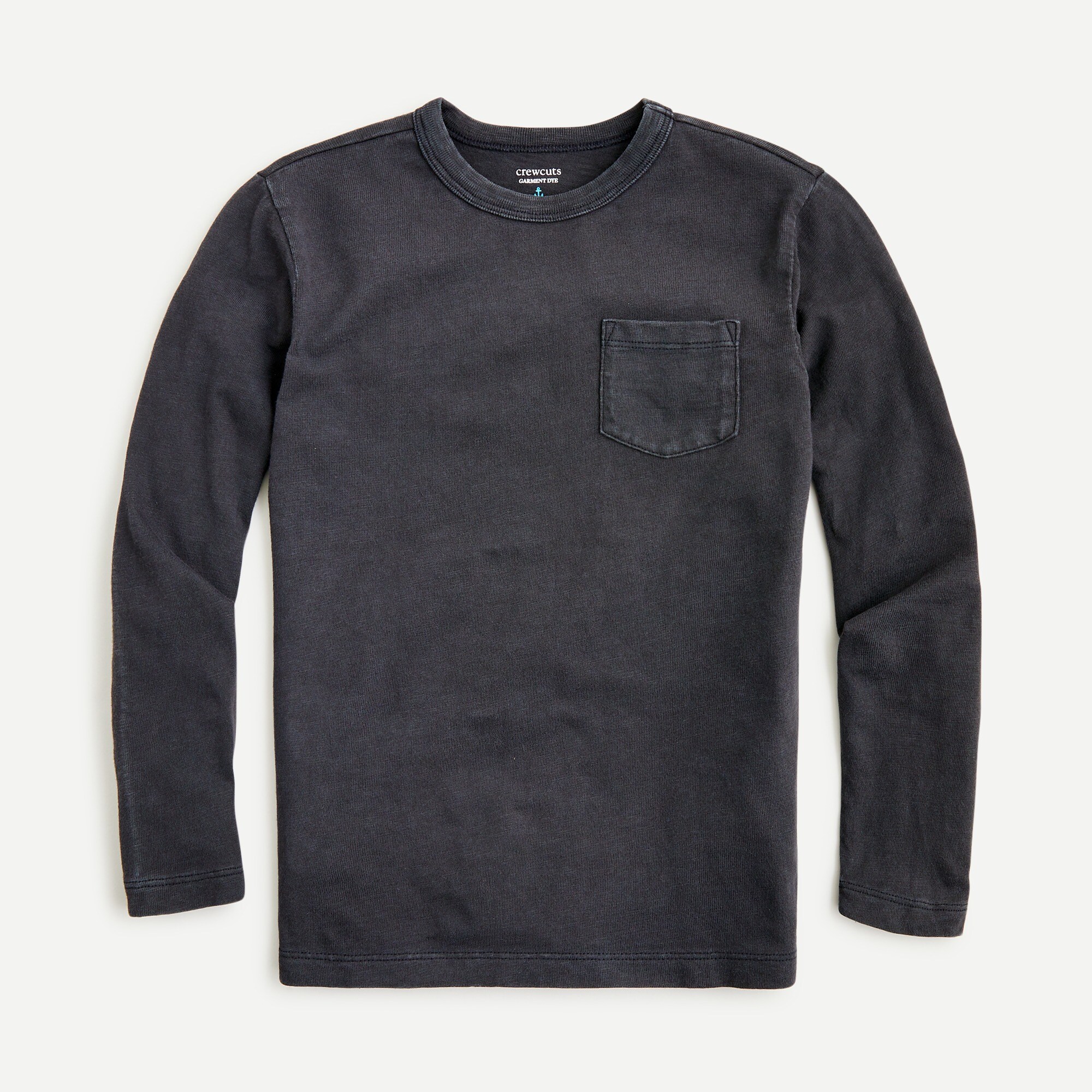 Boys' Long-sleeve Garment-dyed Pocket T-shirt For Boys | J.Crew