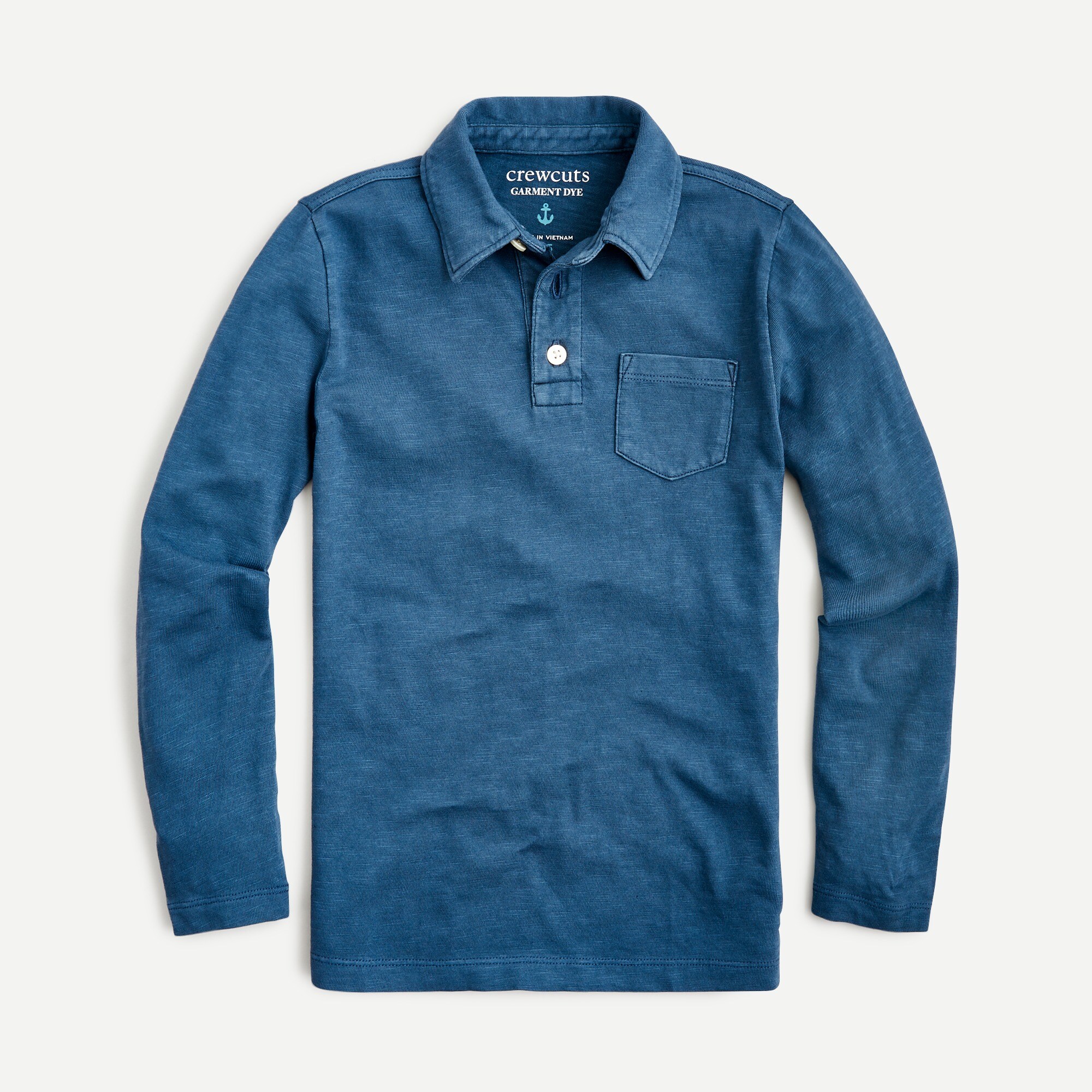 J.Crew Boys' Longsleeve Garmentdyed Polo Shirt For Boys
