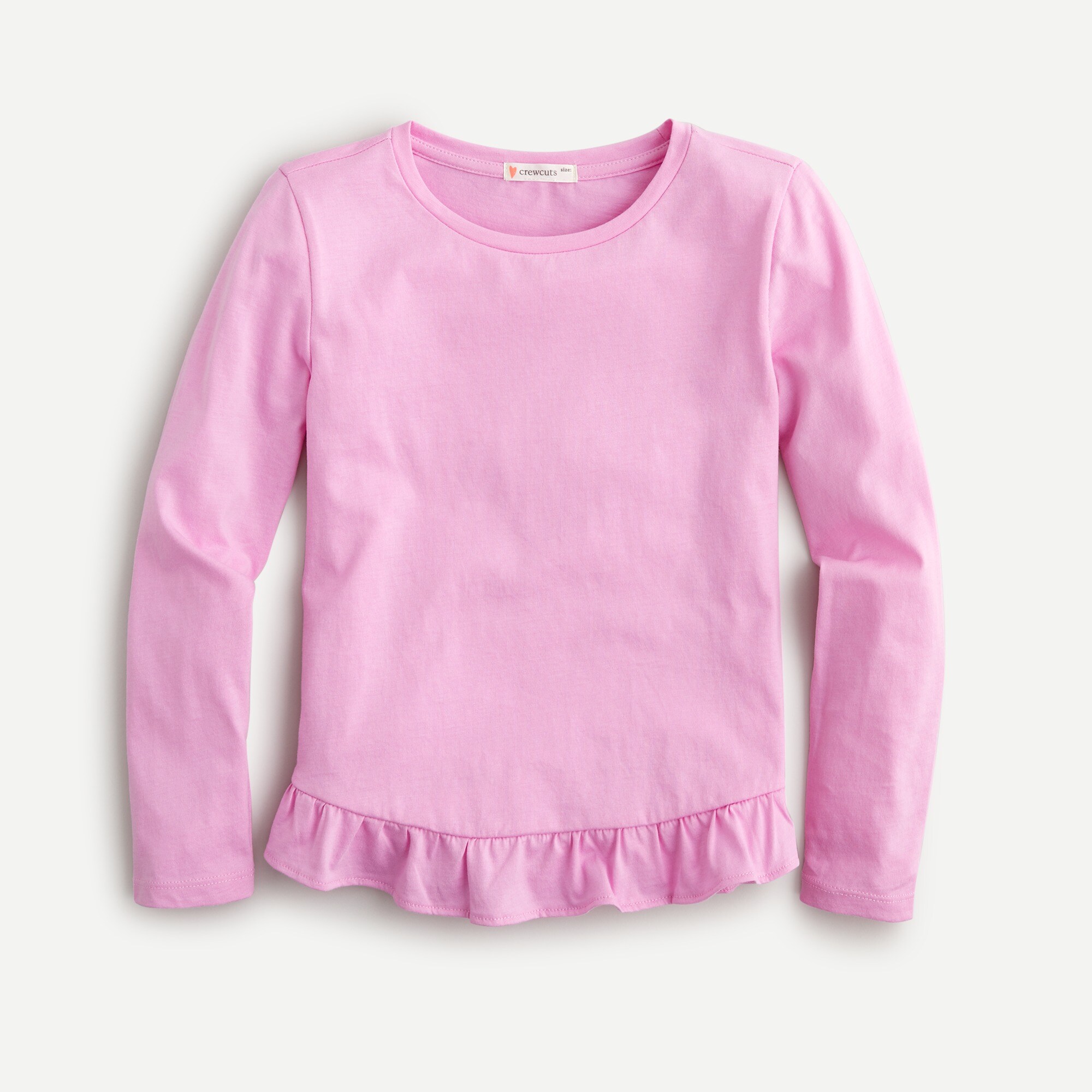 girl ruffle sleeve shirt