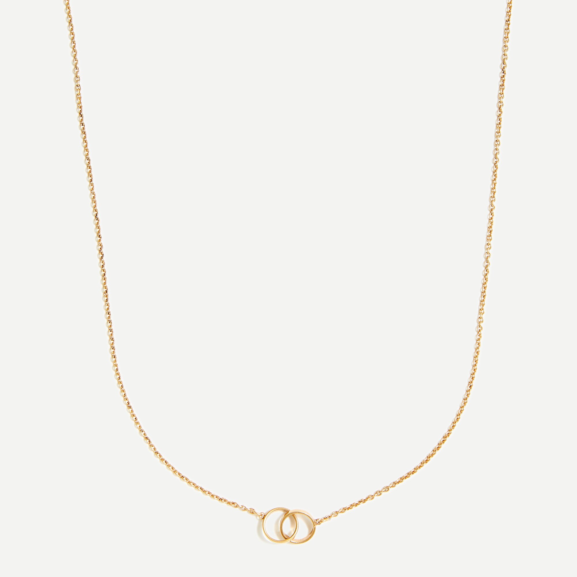 Interlocking circles necklace