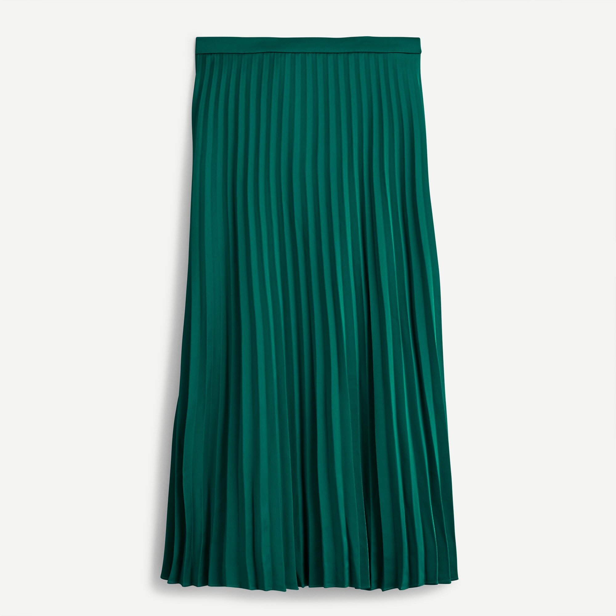 Pleated midi skirt