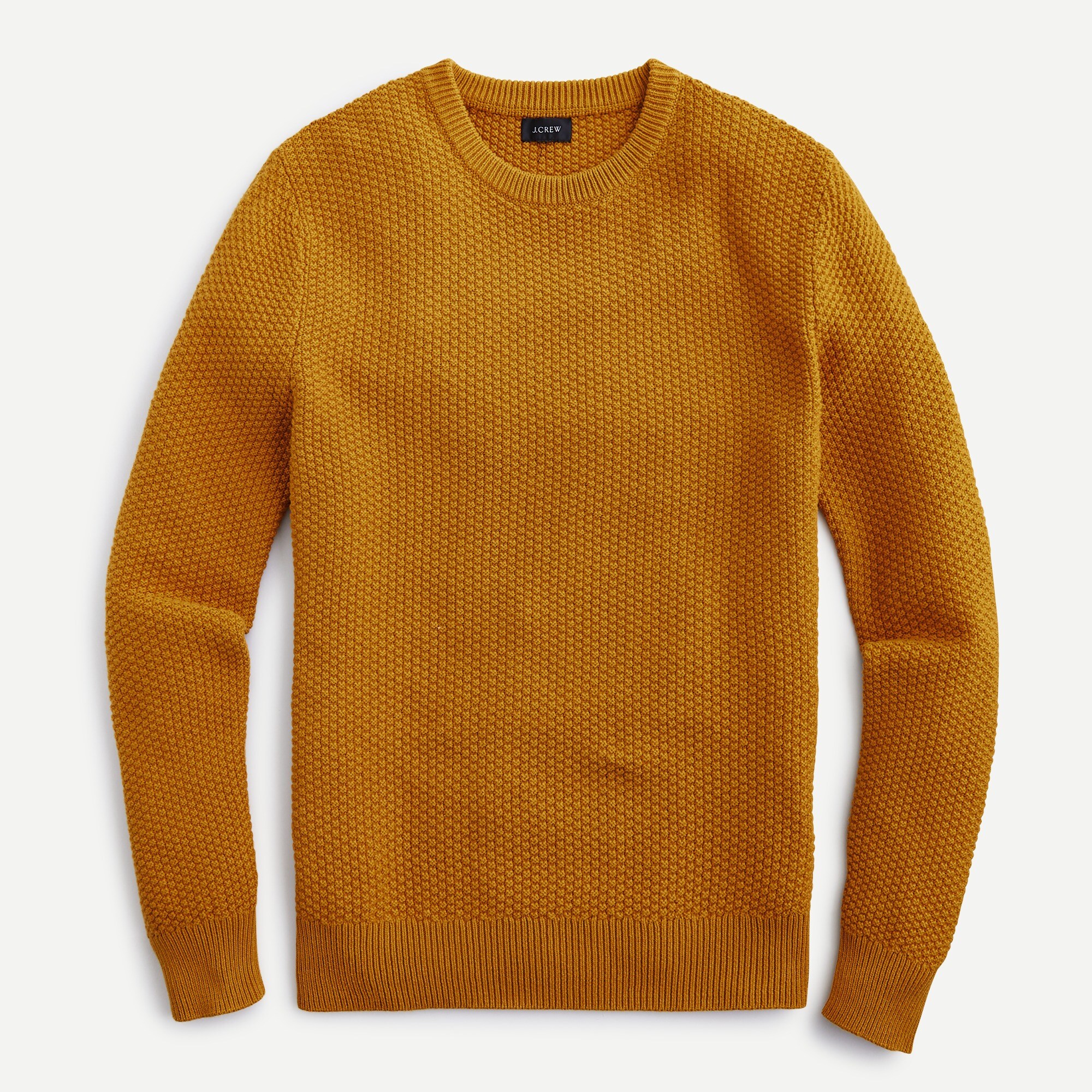 Cotton sweater in checker stitch
