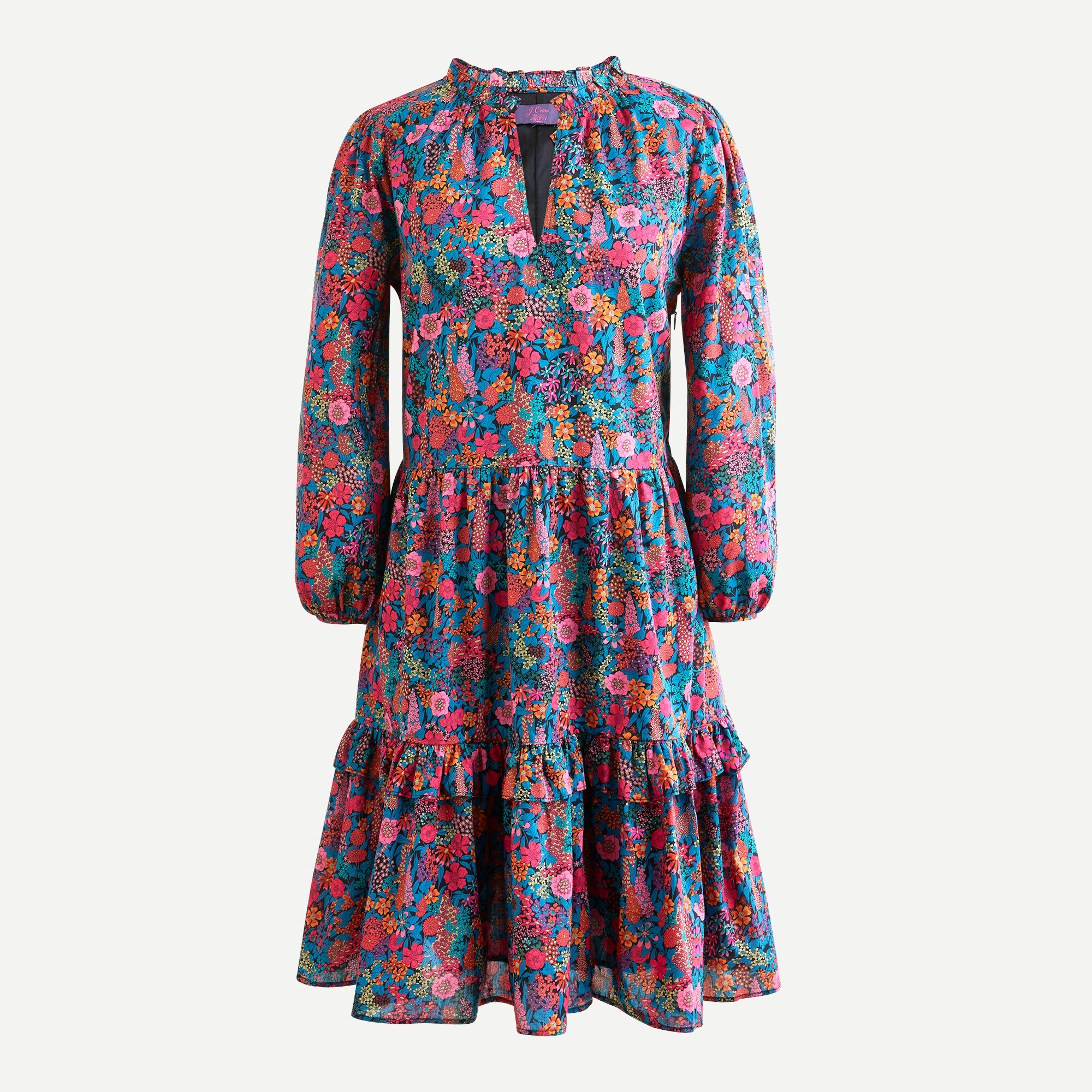 J.Crew: Ruffleneck Tiered Popover Dress ...